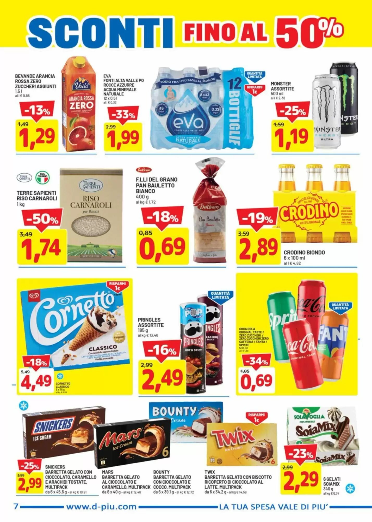Volantino promozionale DPiù  valide dal 25/05/2026 - Pagina 7.