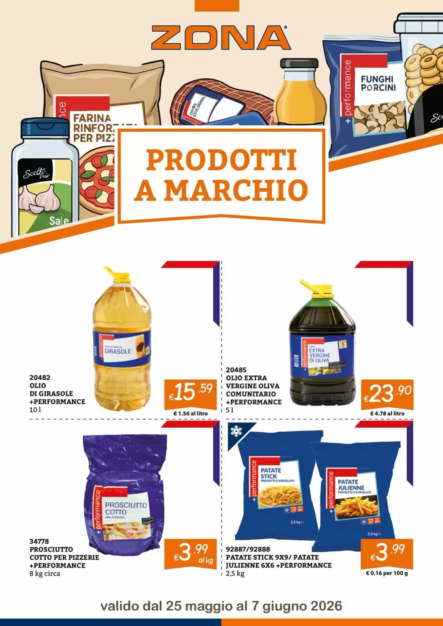 Volantino promozionale Zona  valide dal 25/05/2026 - Pagina 1.