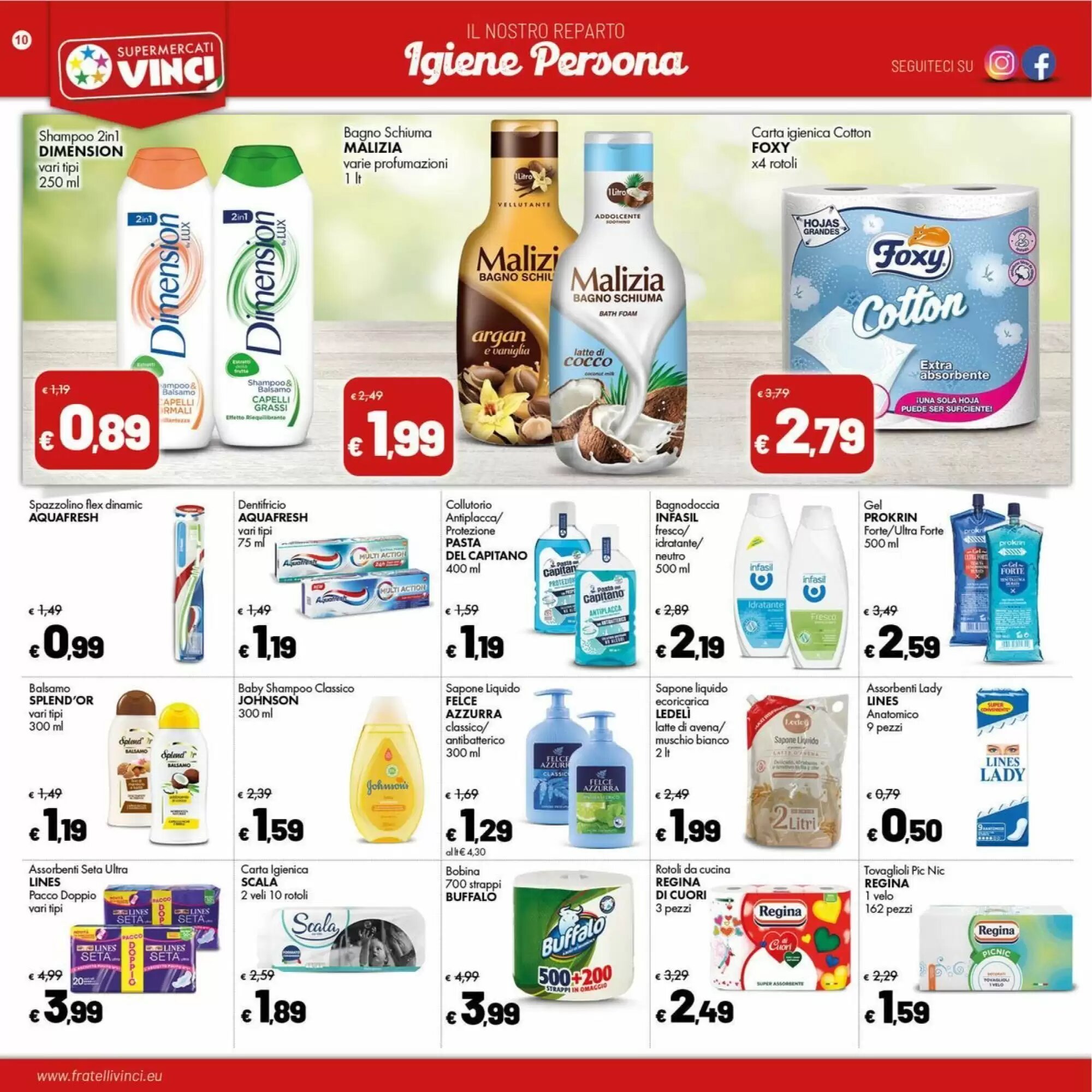 Volantino promozionale Supermercati Vinci  valide dal 25/05/2026 - Pagina 10.
