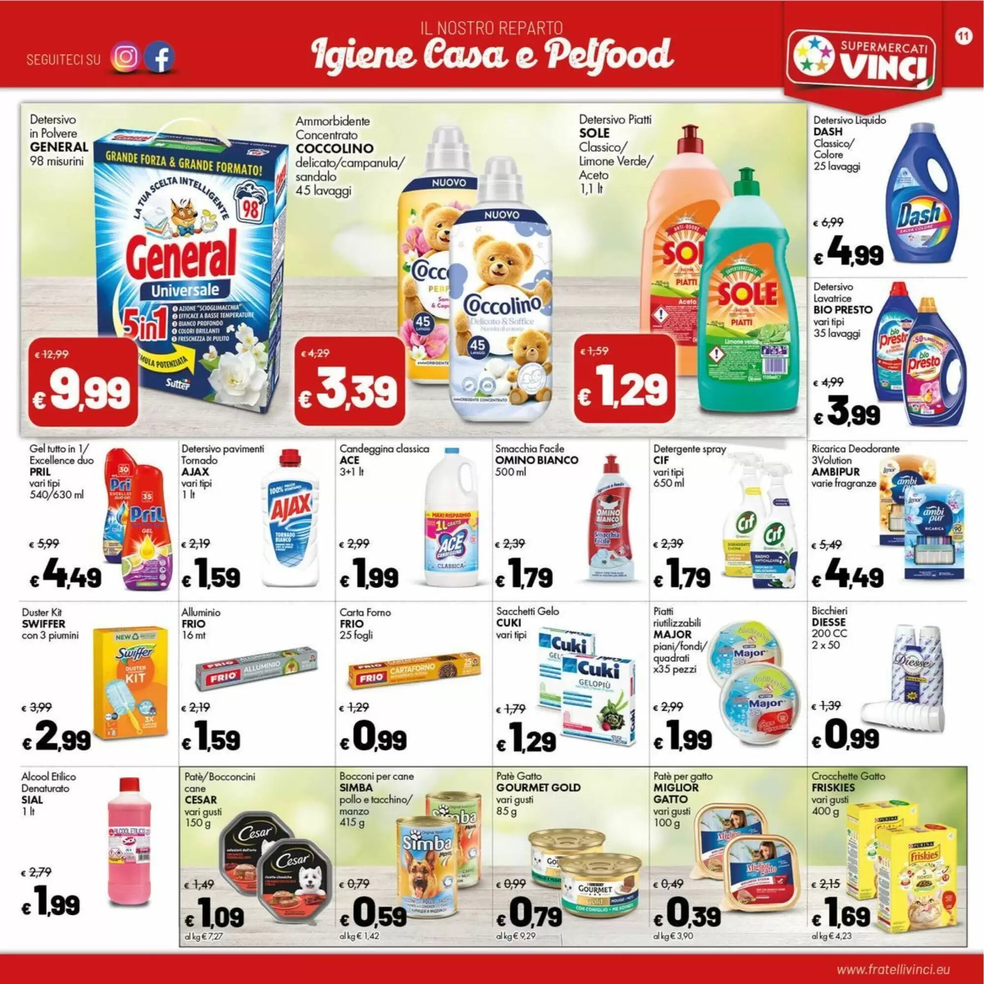 Volantino promozionale Supermercati Vinci  valide dal 25/05/2026 - Pagina 11.