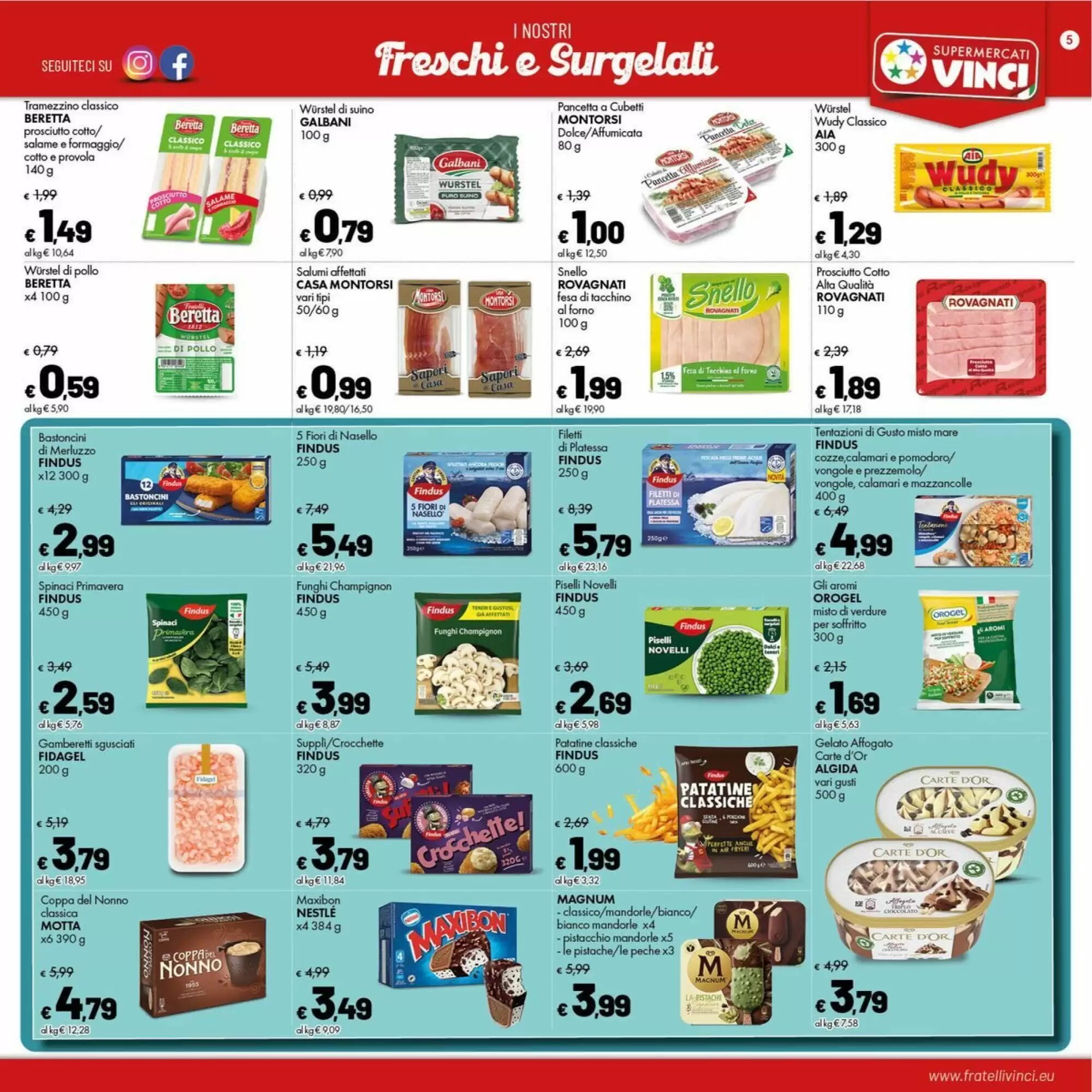 Volantino promozionale Supermercati Vinci  valide dal 25/05/2026 - Pagina 5.