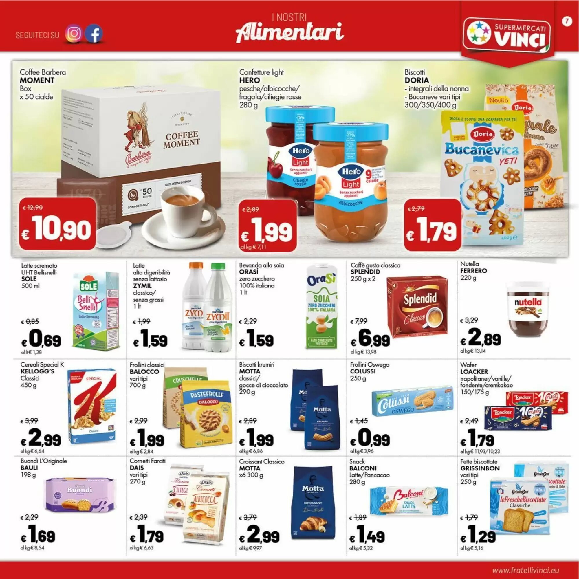 Volantino promozionale Supermercati Vinci  valide dal 25/05/2026 - Pagina 7.