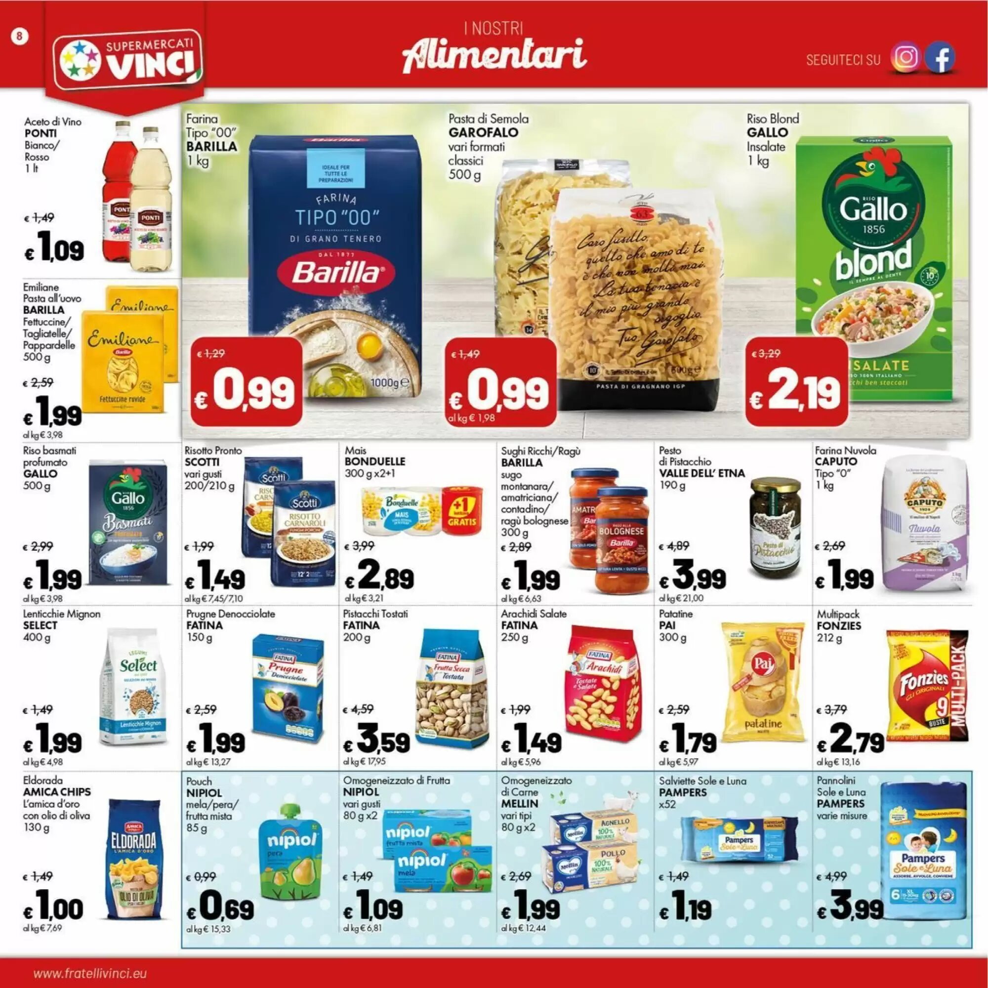 Volantino promozionale Supermercati Vinci  valide dal 25/05/2026 - Pagina 8.