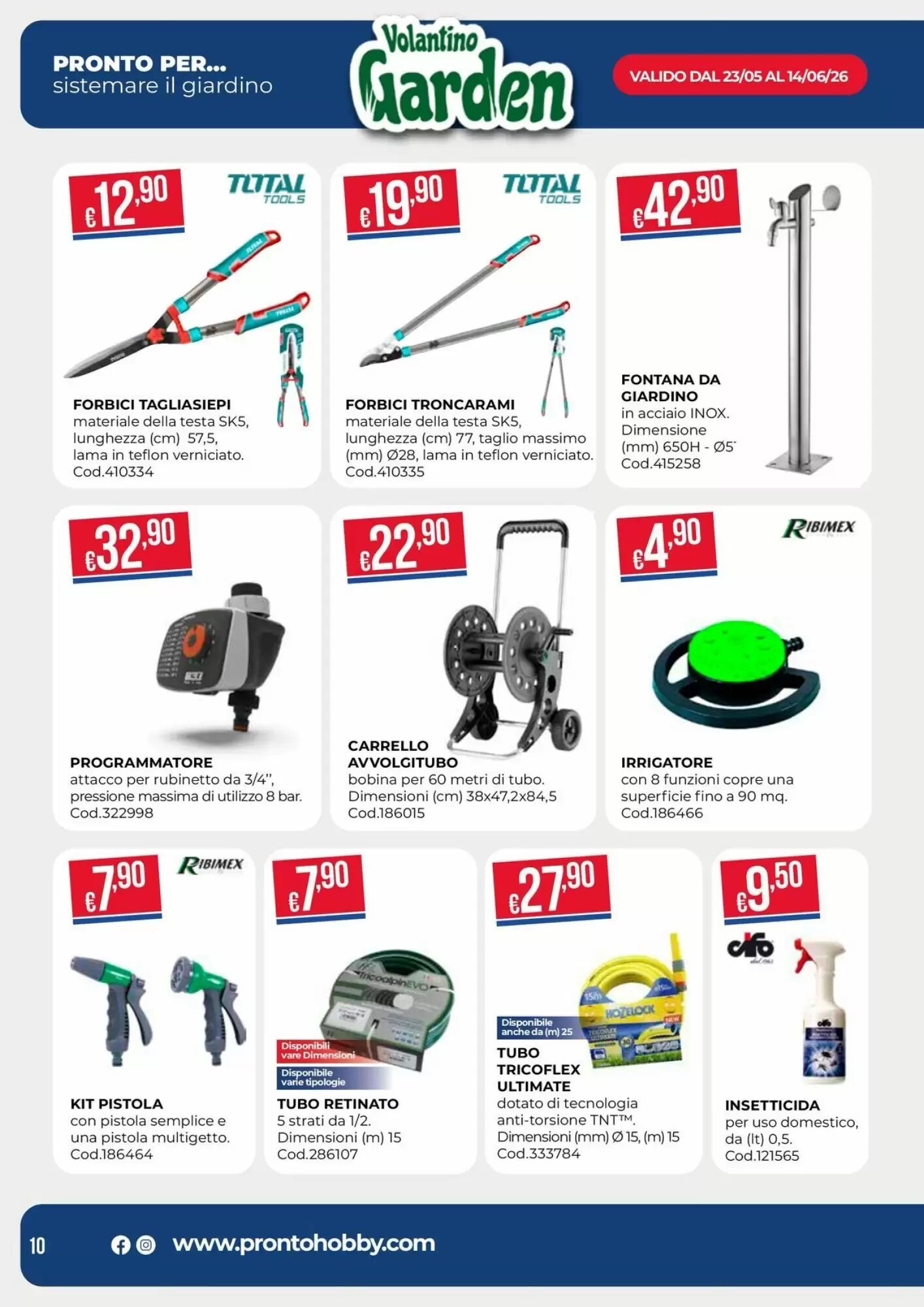 Volantino promozionale Pronto Hobby  valide dal 25/05/2026 - Pagina 10.
