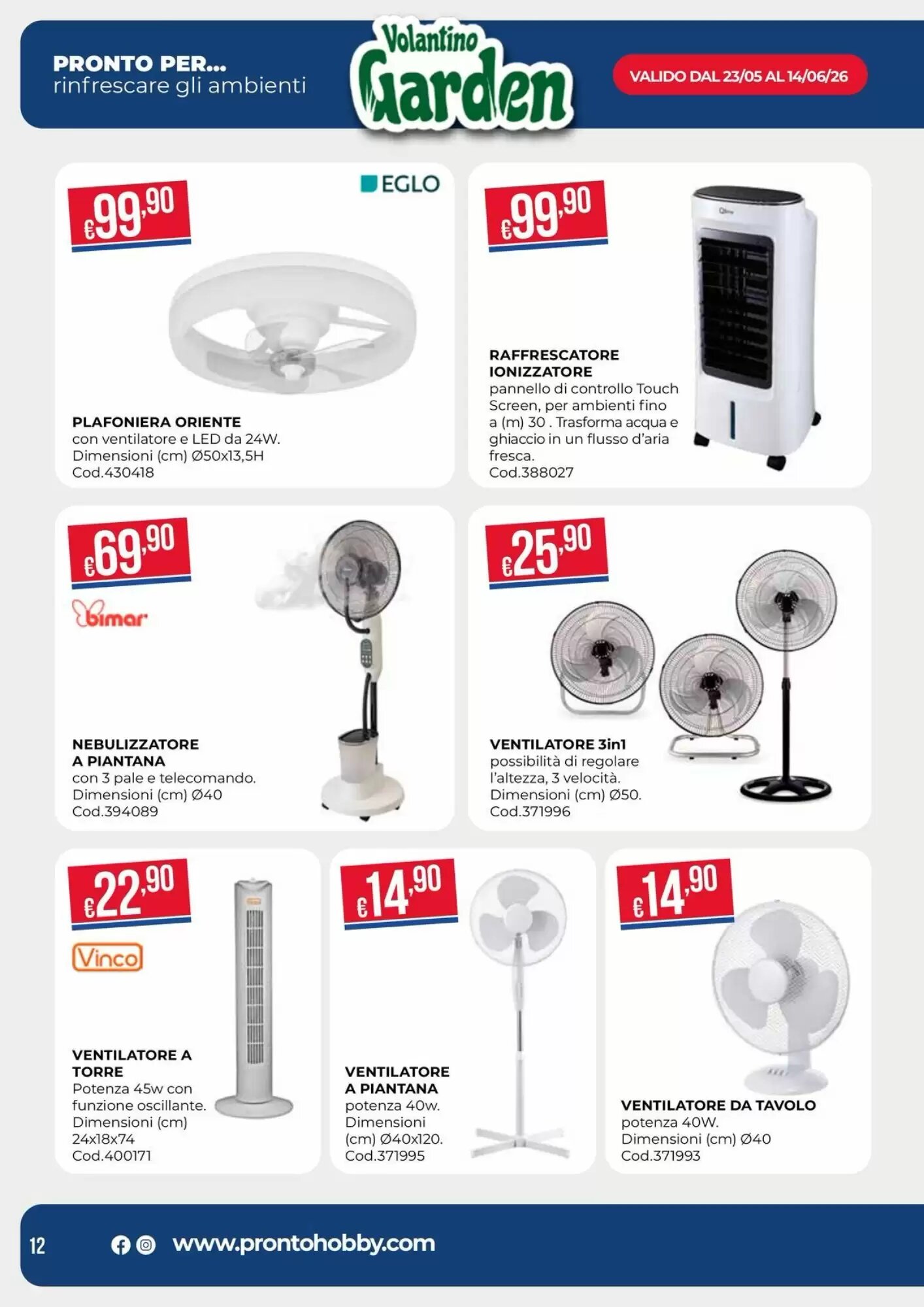 Volantino promozionale Pronto Hobby  valide dal 25/05/2026 - Pagina 12.