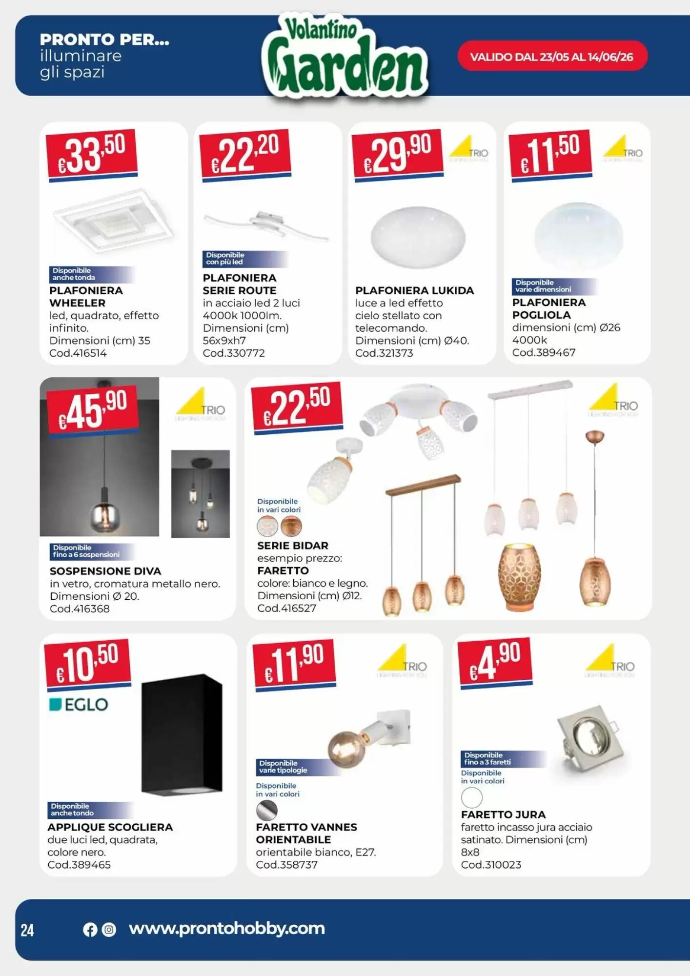 Volantino promozionale Pronto Hobby  valide dal 25/05/2026 - Pagina 24.