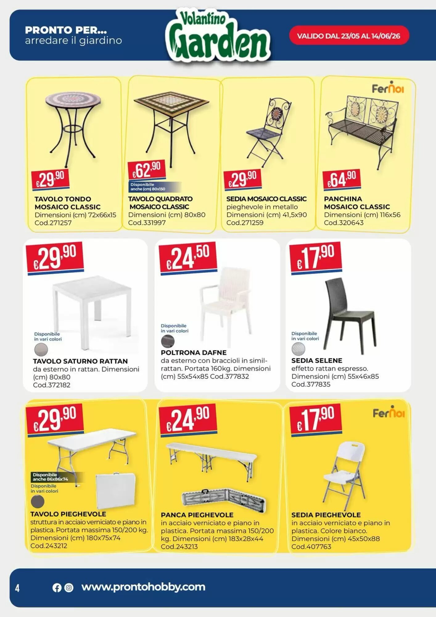 Volantino promozionale Pronto Hobby  valide dal 25/05/2026 - Pagina 4.