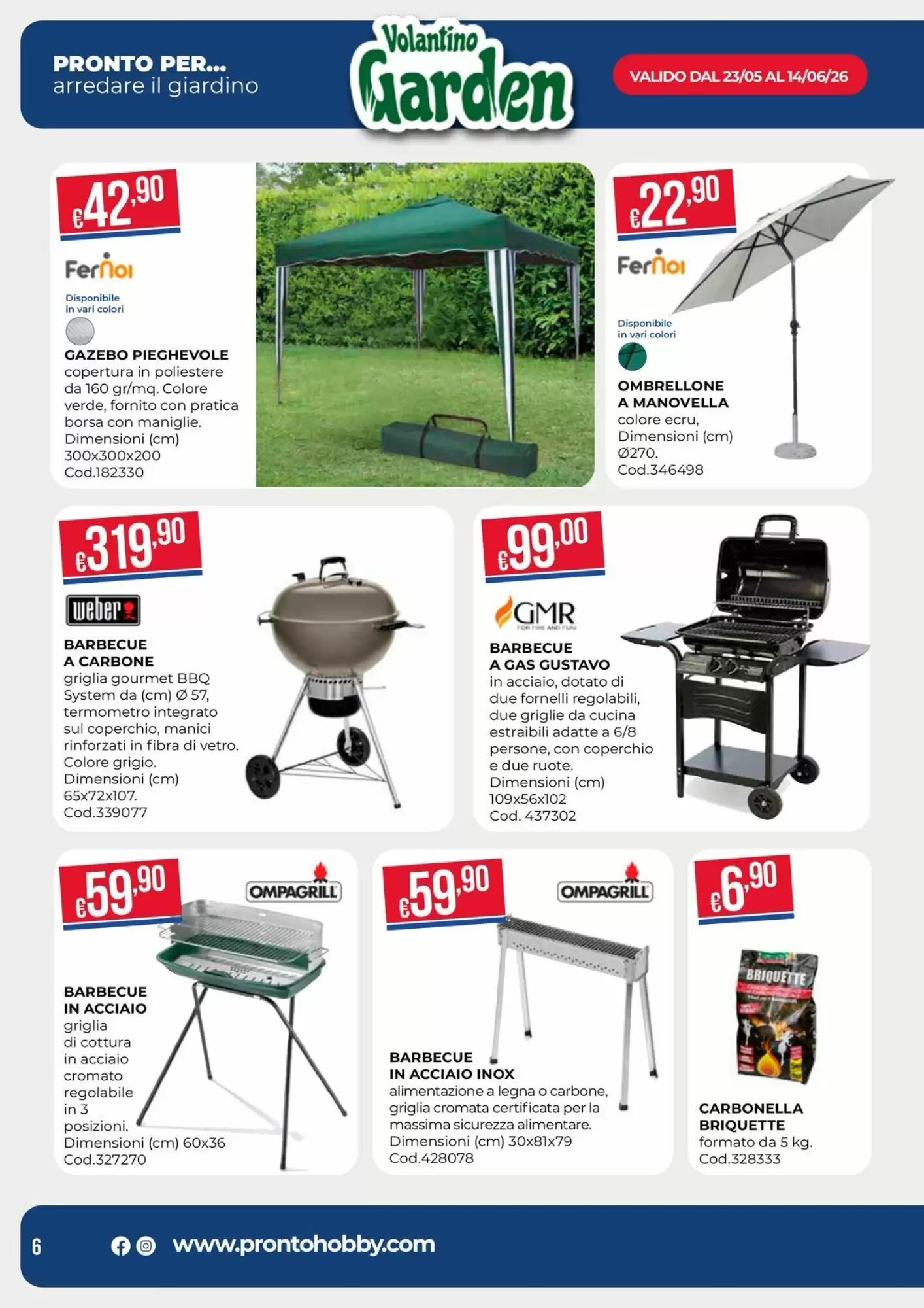 Volantino promozionale Pronto Hobby  valide dal 25/05/2026 - Pagina 6.