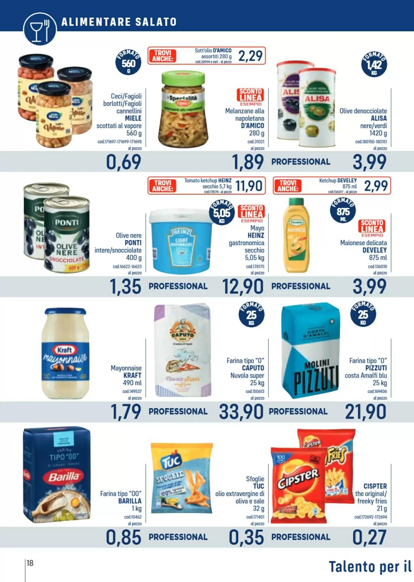 Volantino promozionale Talento Professional Store  valide dal 25/05/2026 - Pagina 18.
