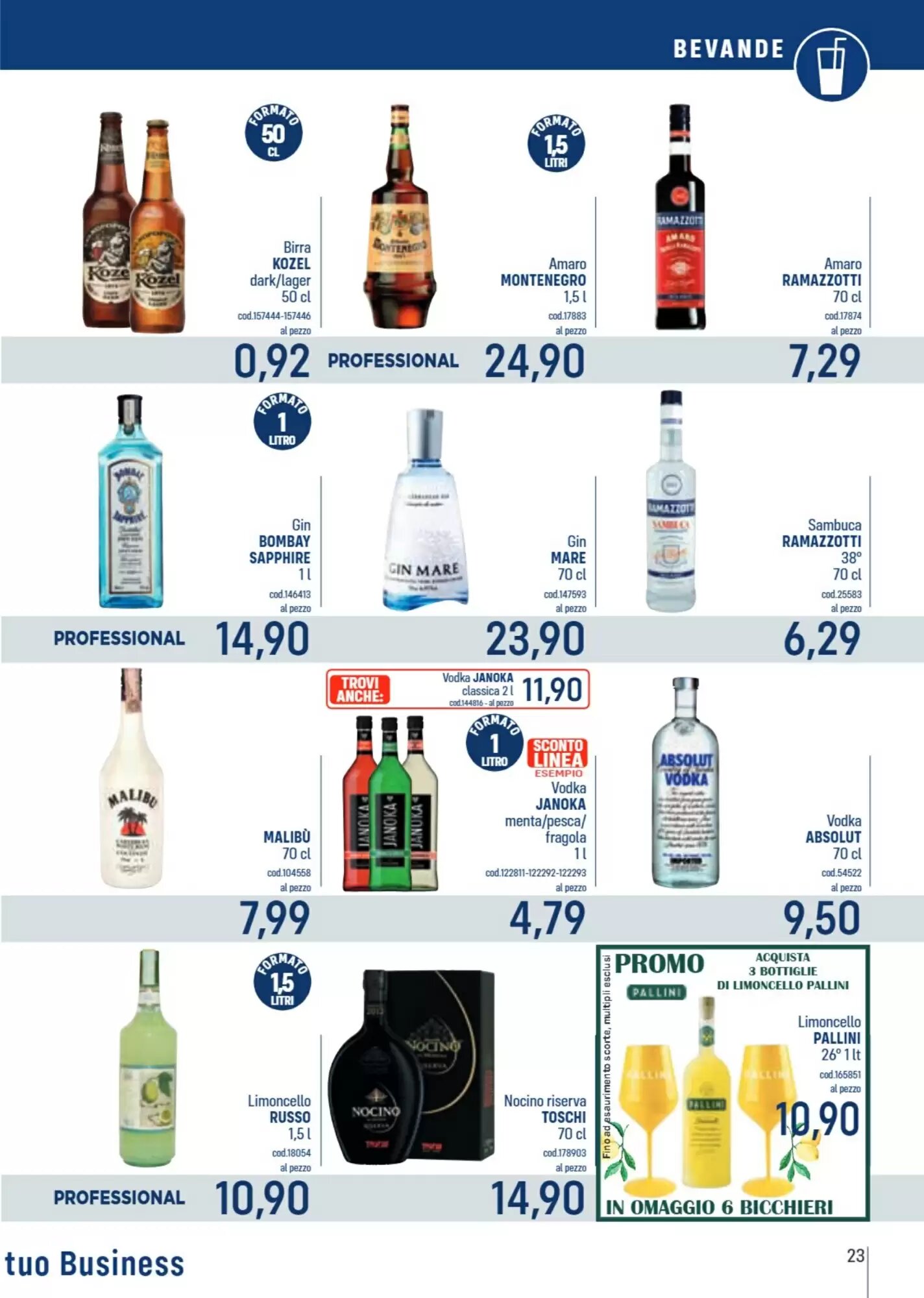 Volantino promozionale Talento Professional Store  valide dal 25/05/2026 - Pagina 23.