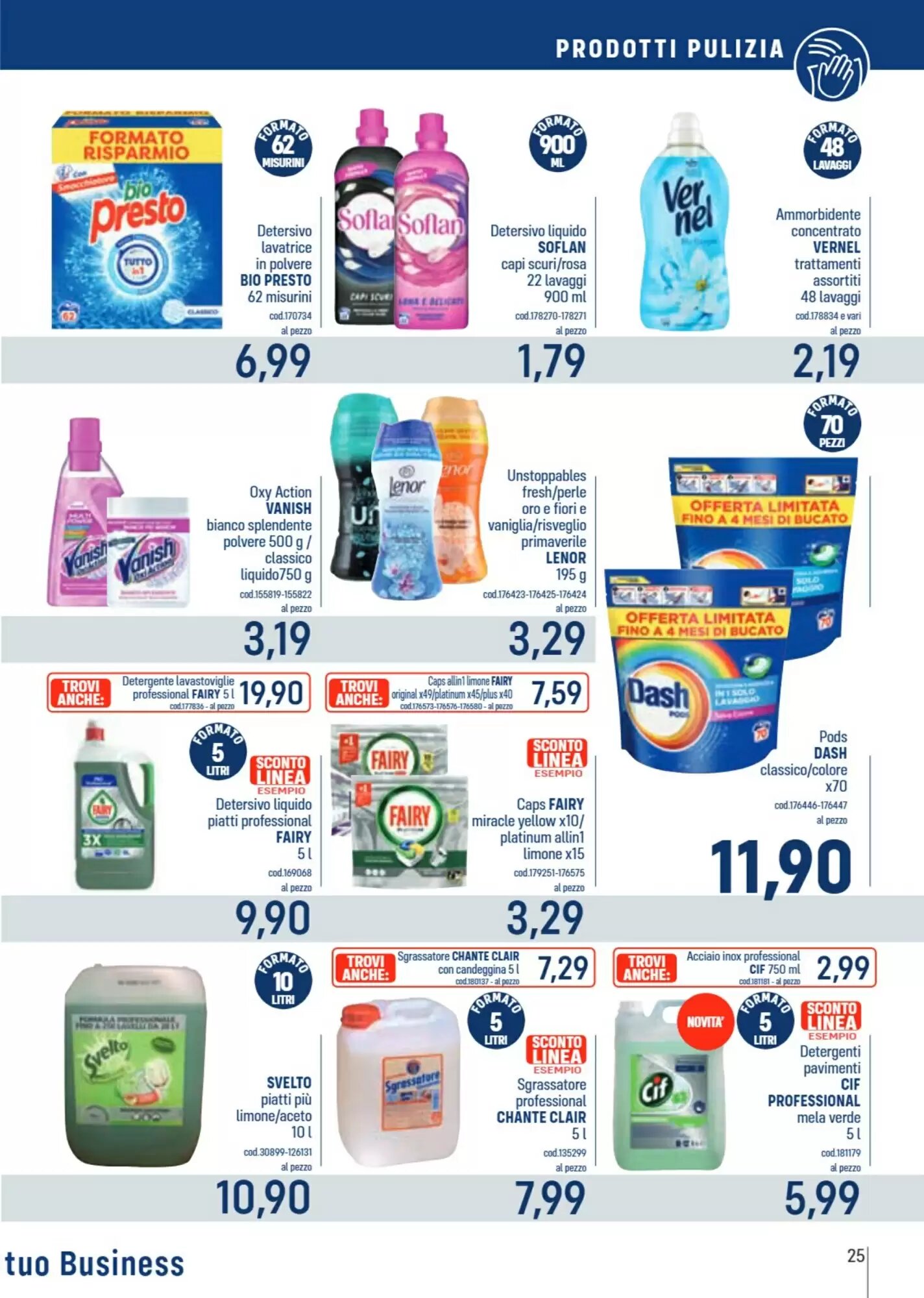 Volantino promozionale Talento Professional Store  valide dal 25/05/2026 - Pagina 25.