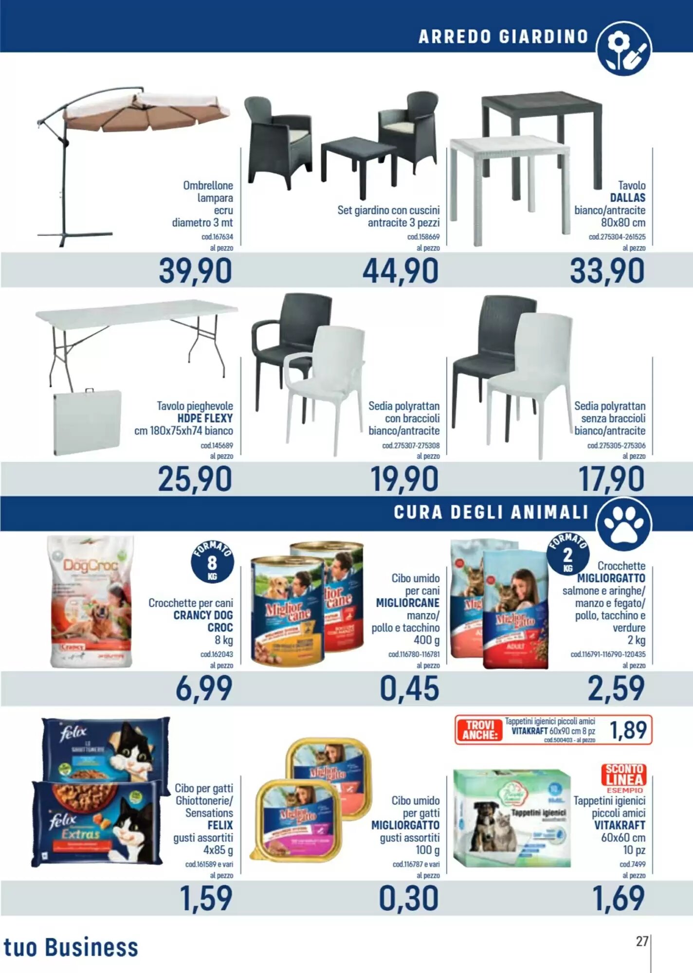 Volantino promozionale Talento Professional Store  valide dal 25/05/2026 - Pagina 27.