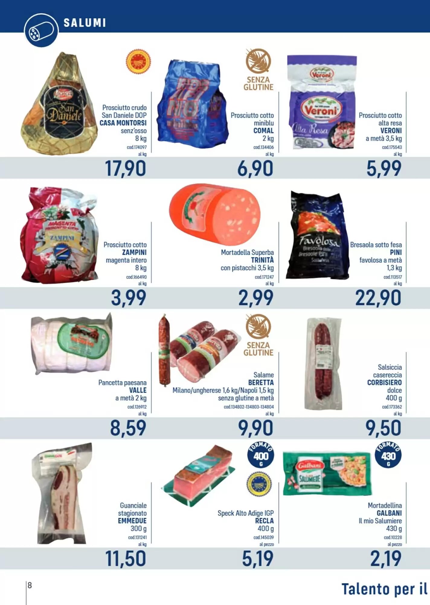 Volantino promozionale Talento Professional Store  valide dal 25/05/2026 - Pagina 8.