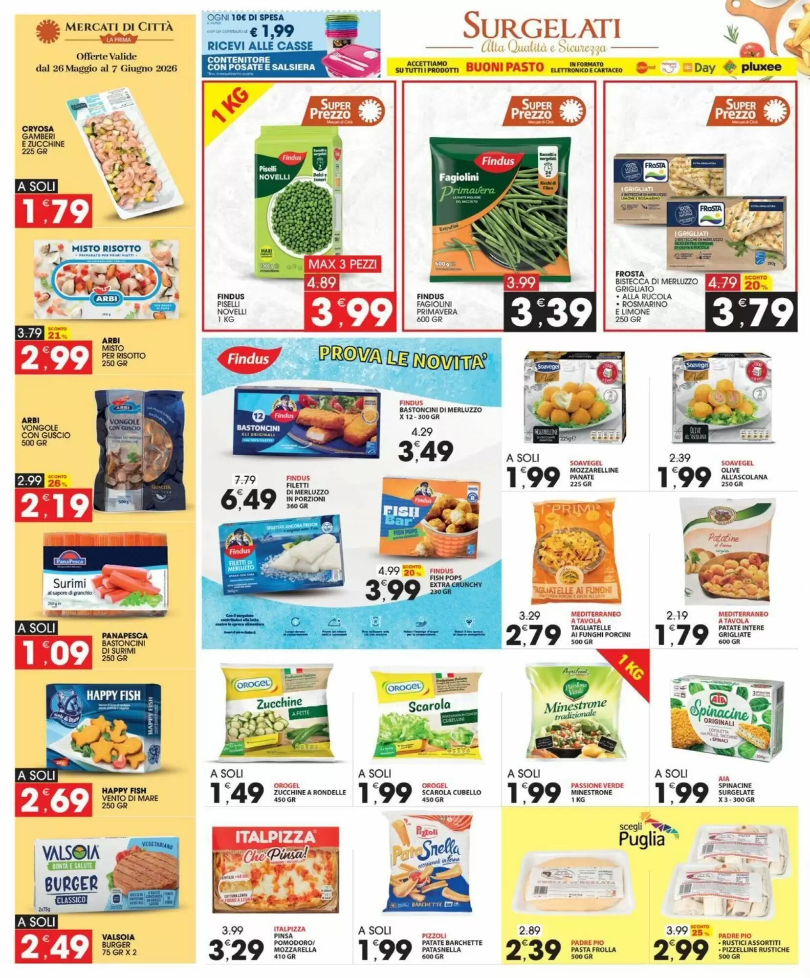 Volantino promozionale Mercati di Città La Prima  valide dal 26/05/2026 - Pagina 10.