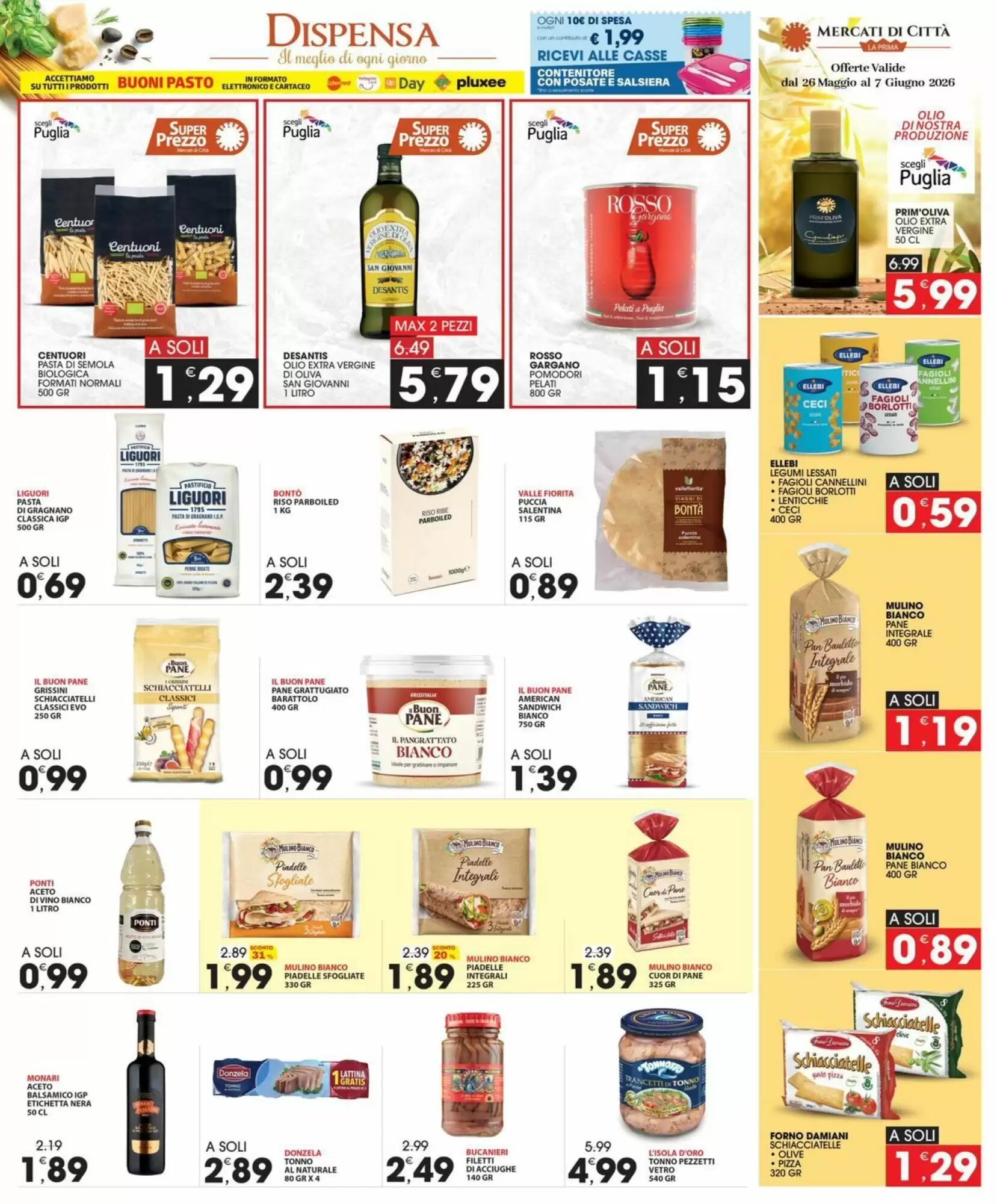 Volantino promozionale Mercati di Città La Prima  valide dal 26/05/2026 - Pagina 13.