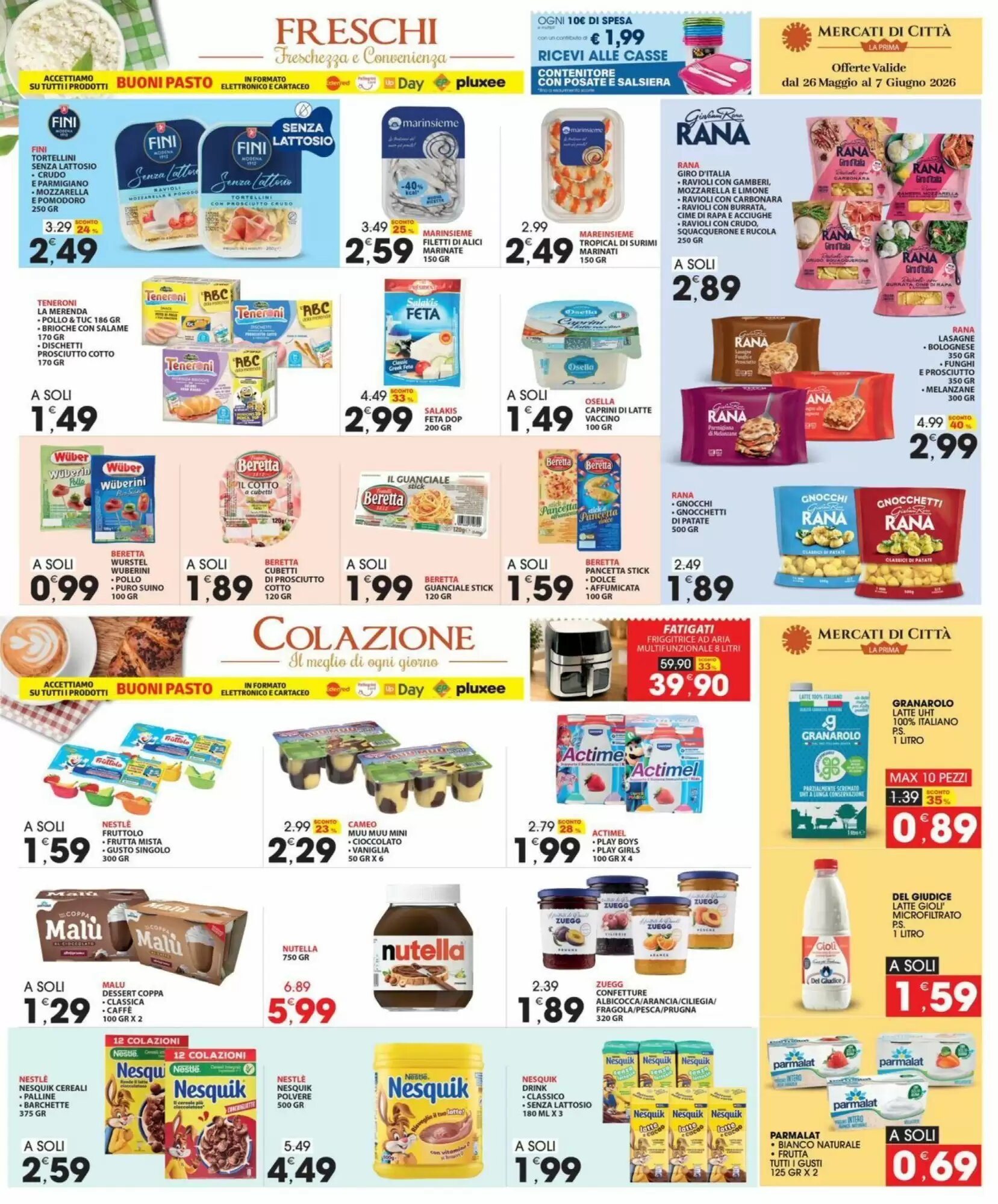 Volantino promozionale Mercati di Città La Prima  valide dal 26/05/2026 - Pagina 17.