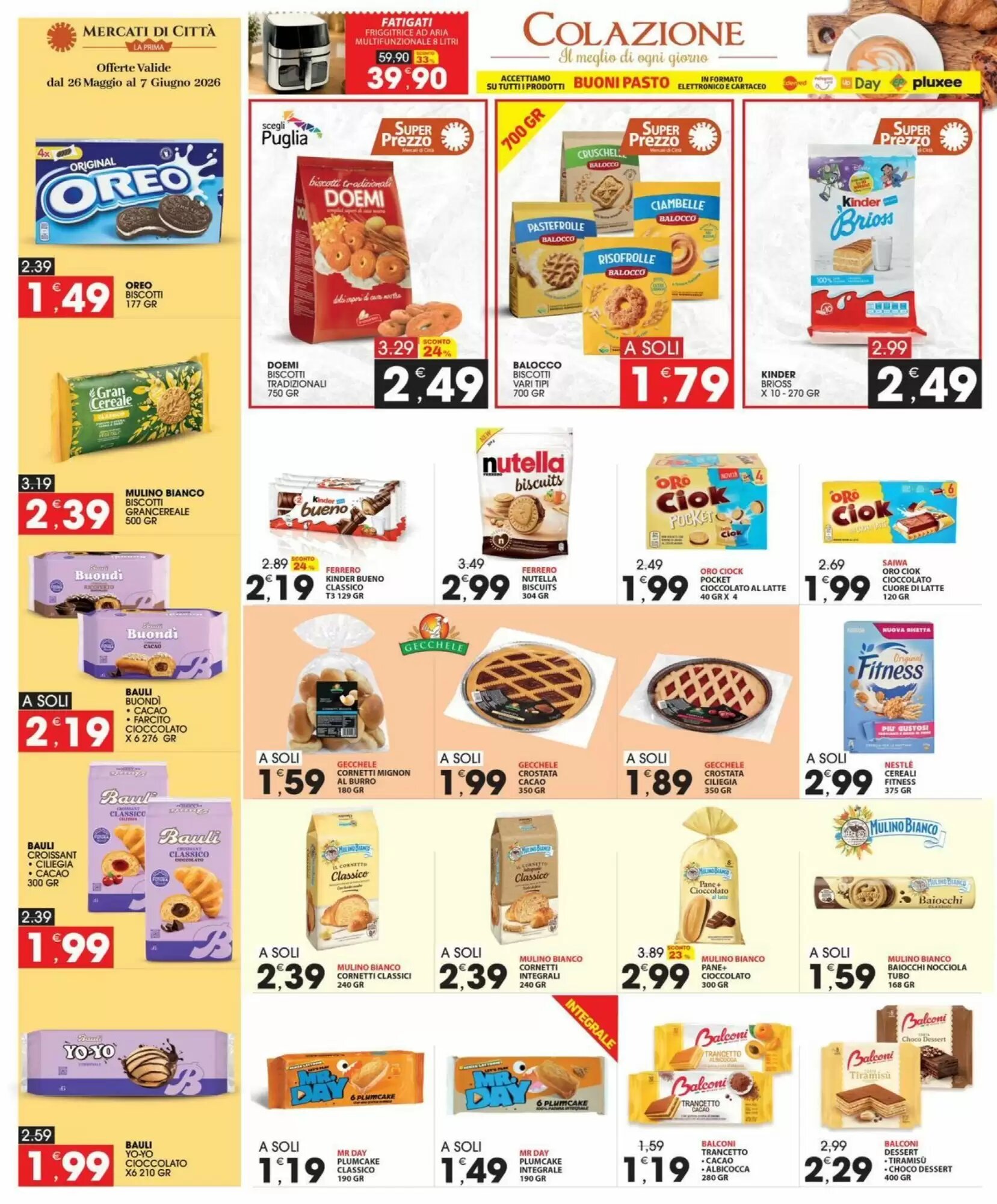 Volantino promozionale Mercati di Città La Prima  valide dal 26/05/2026 - Pagina 18.