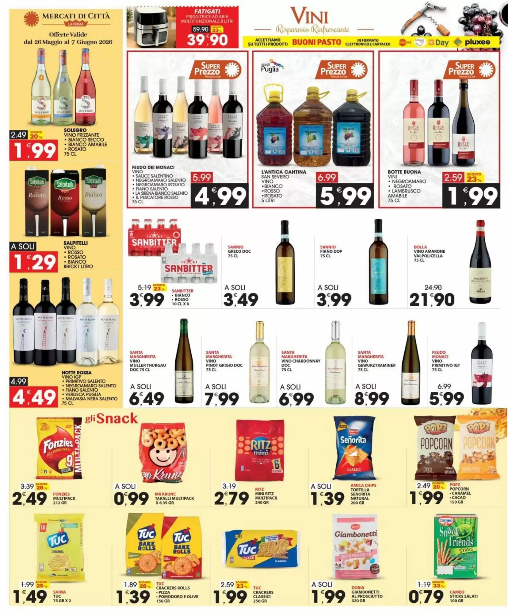 Volantino promozionale Mercati di Città La Prima  valide dal 26/05/2026 - Pagina 20.