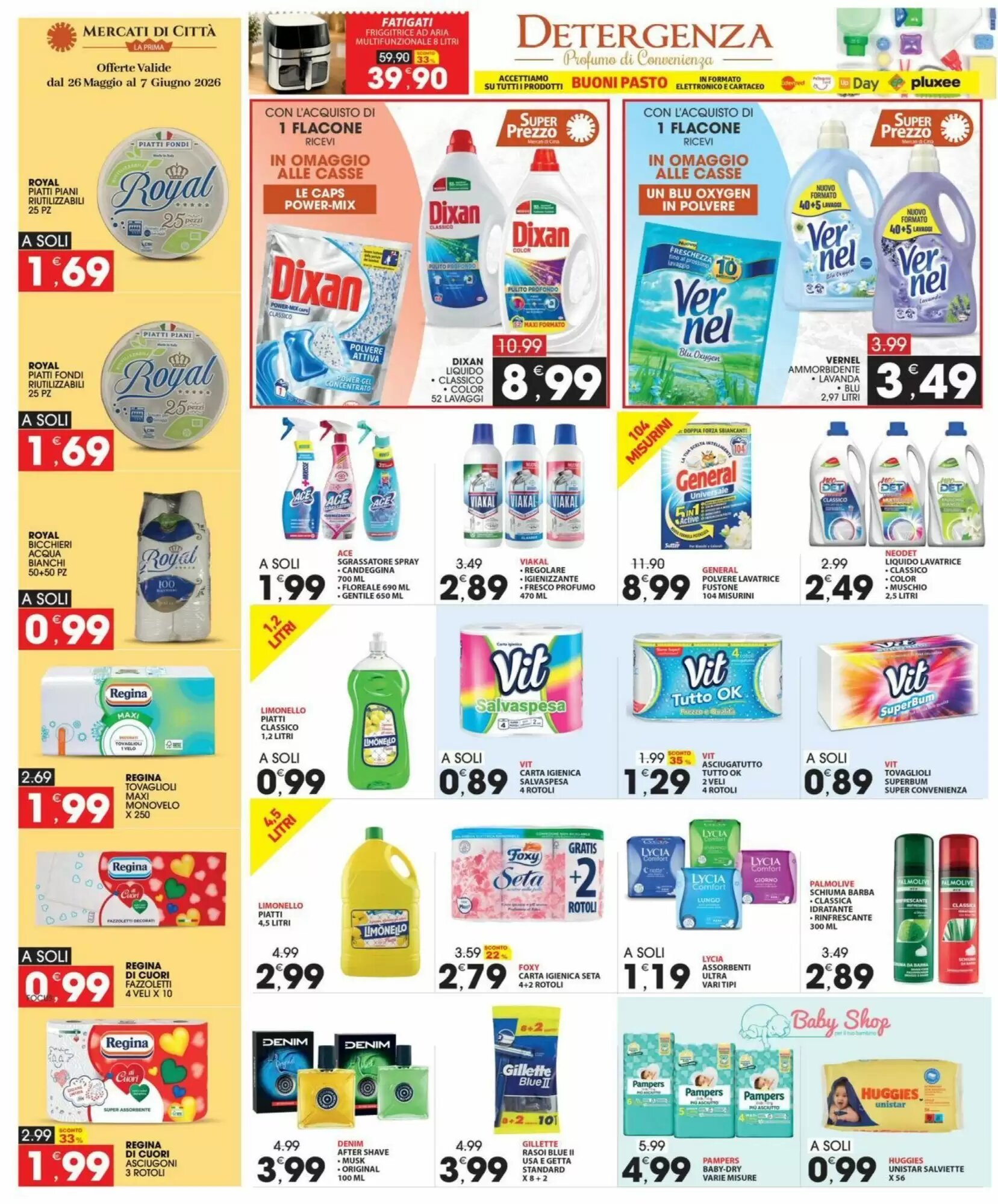 Volantino promozionale Mercati di Città La Prima  valide dal 26/05/2026 - Pagina 22.