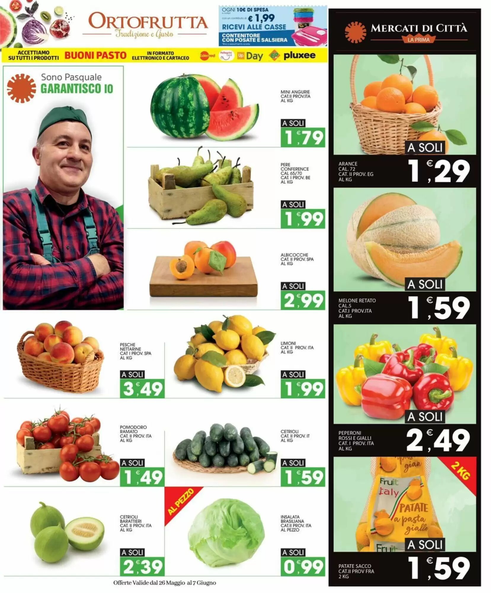 Volantino promozionale Mercati di Città La Prima  valide dal 26/05/2026 - Pagina 3.