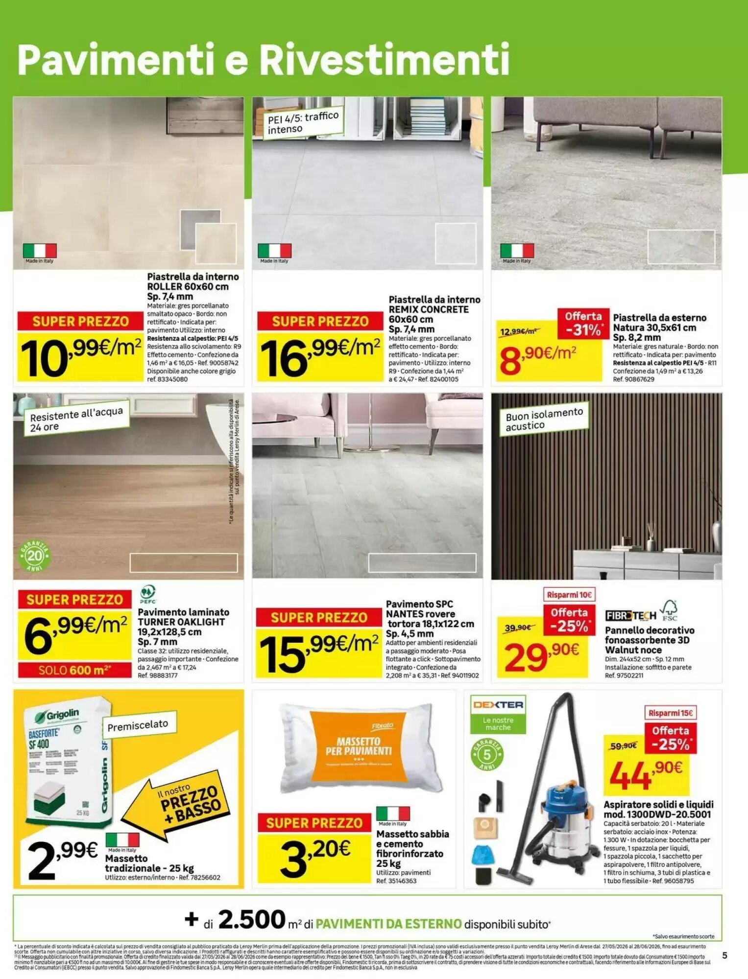 Volantino promozionale Leroy Merlin  valide dal 26/05/2026 - Pagina 5.