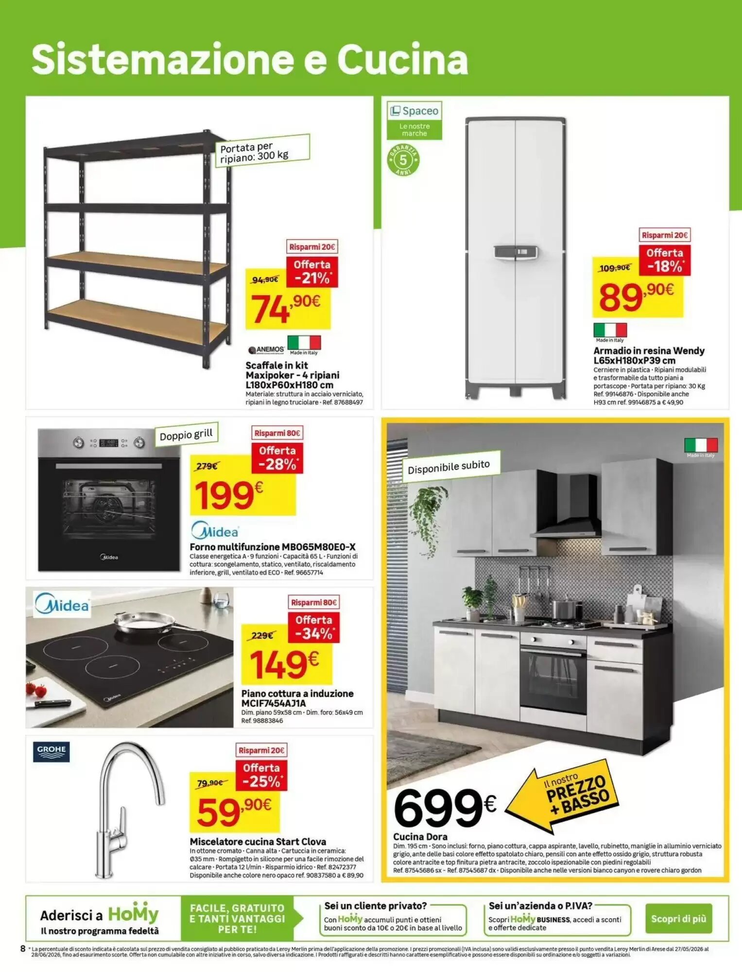 Volantino promozionale Leroy Merlin  valide dal 26/05/2026 - Pagina 8.