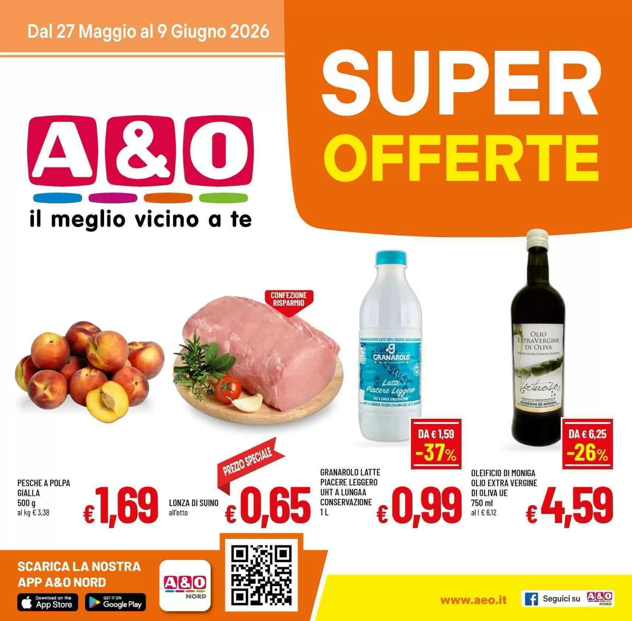 Volantino promozionale A&o  valide dal 27/05/2026 - Pagina 1.
