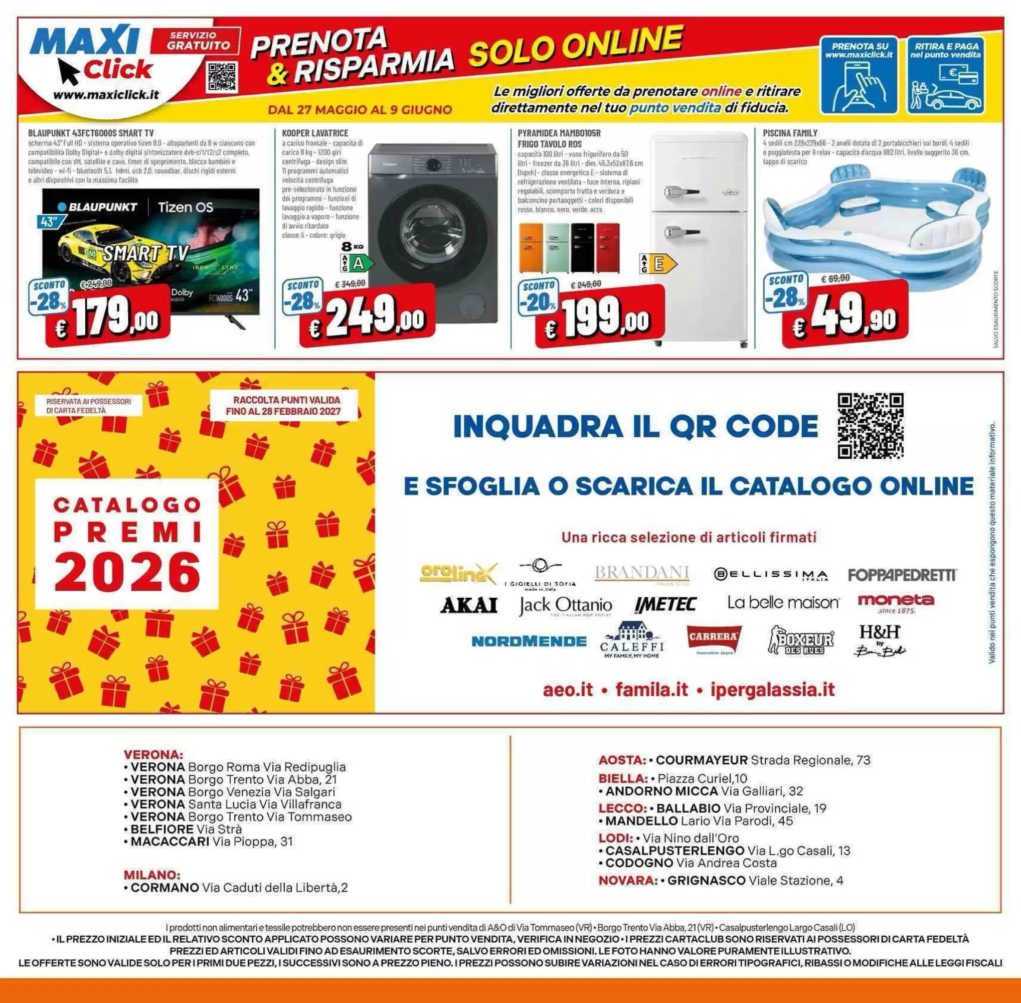 Volantino promozionale A&o  valide dal 27/05/2026 - Pagina 16.