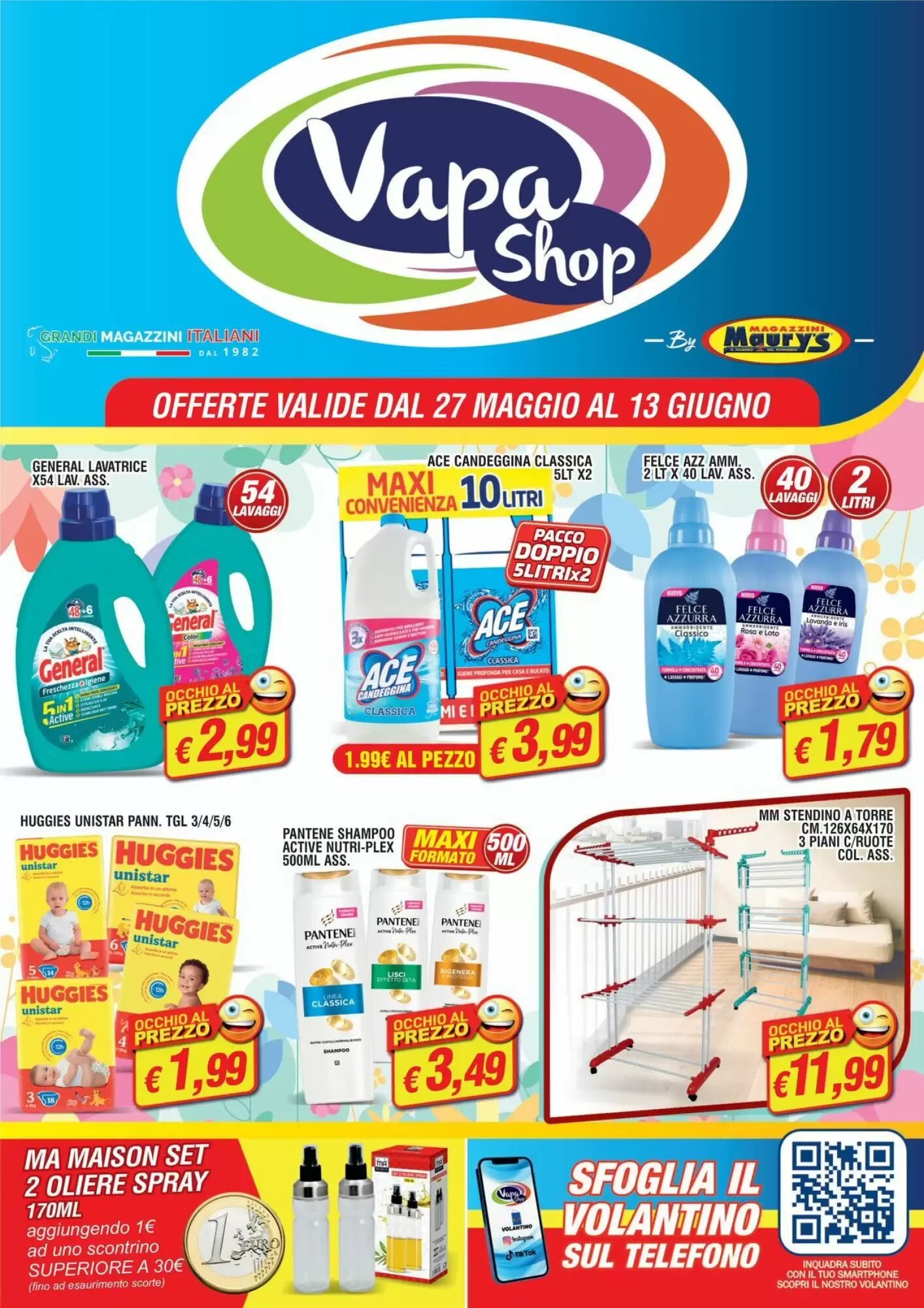 Volantino promozionale Vapashop  valide dal 27/05/2026 - Pagina 1.