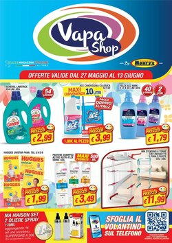 Volantino promozionale Vapashop  valide dal 27/05/2026