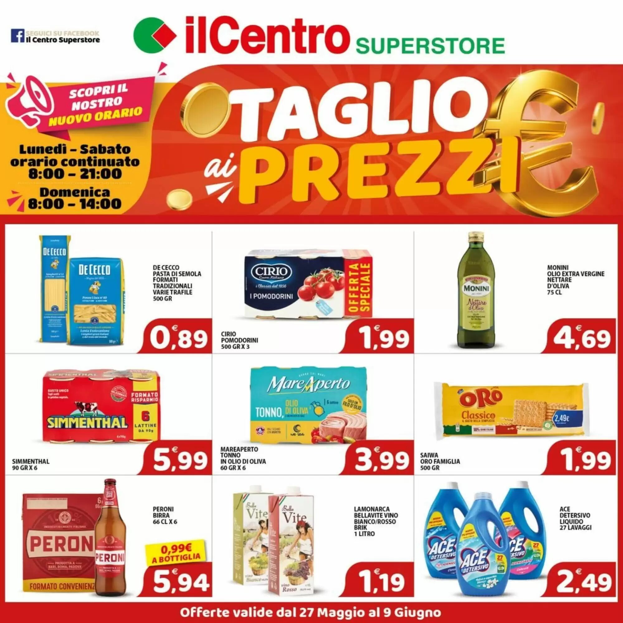 Volantino promozionale Il Centro Superstore  valide dal 27/05/2026 - Pagina 1.