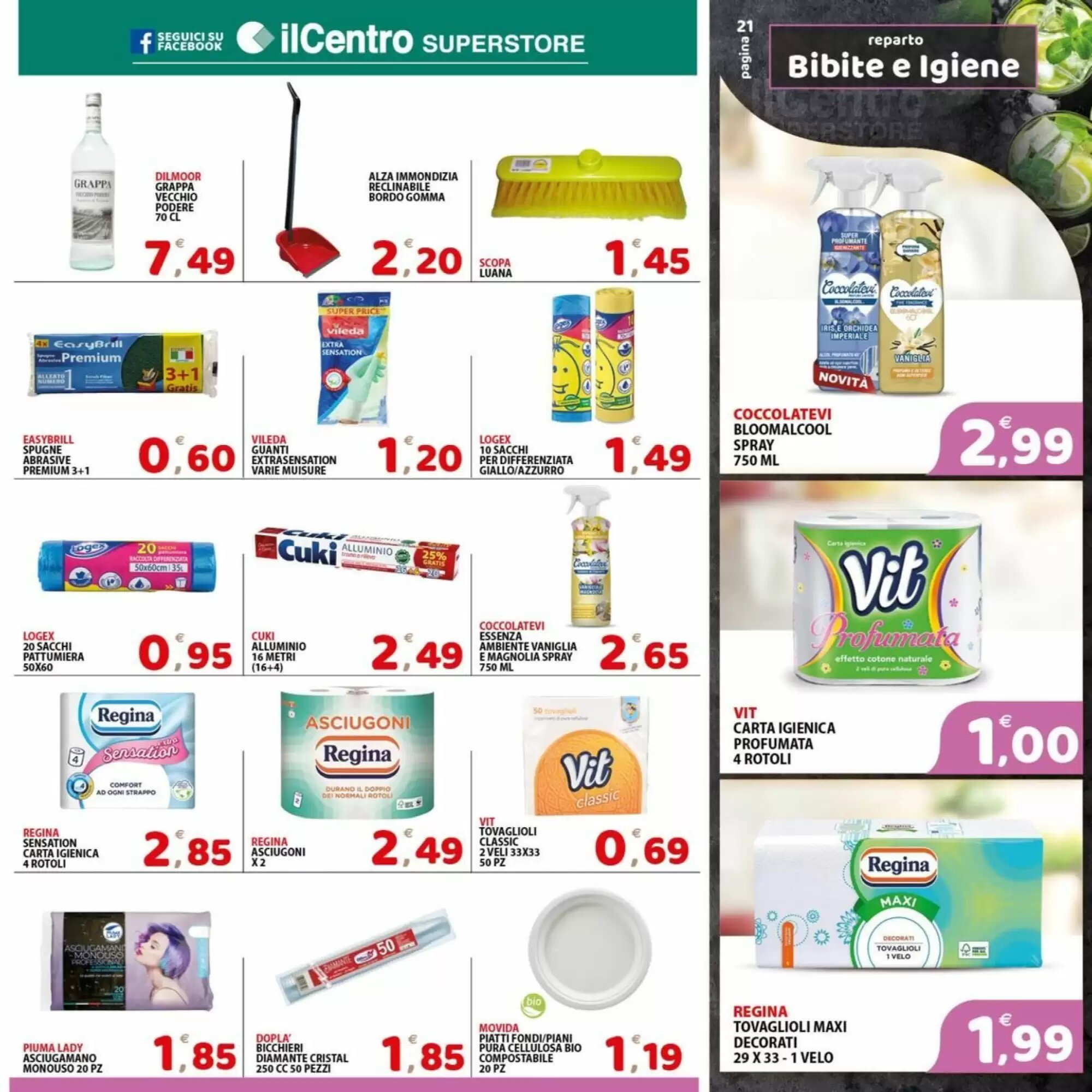 Volantino promozionale Il Centro Superstore  valide dal 27/05/2026 - Pagina 21.