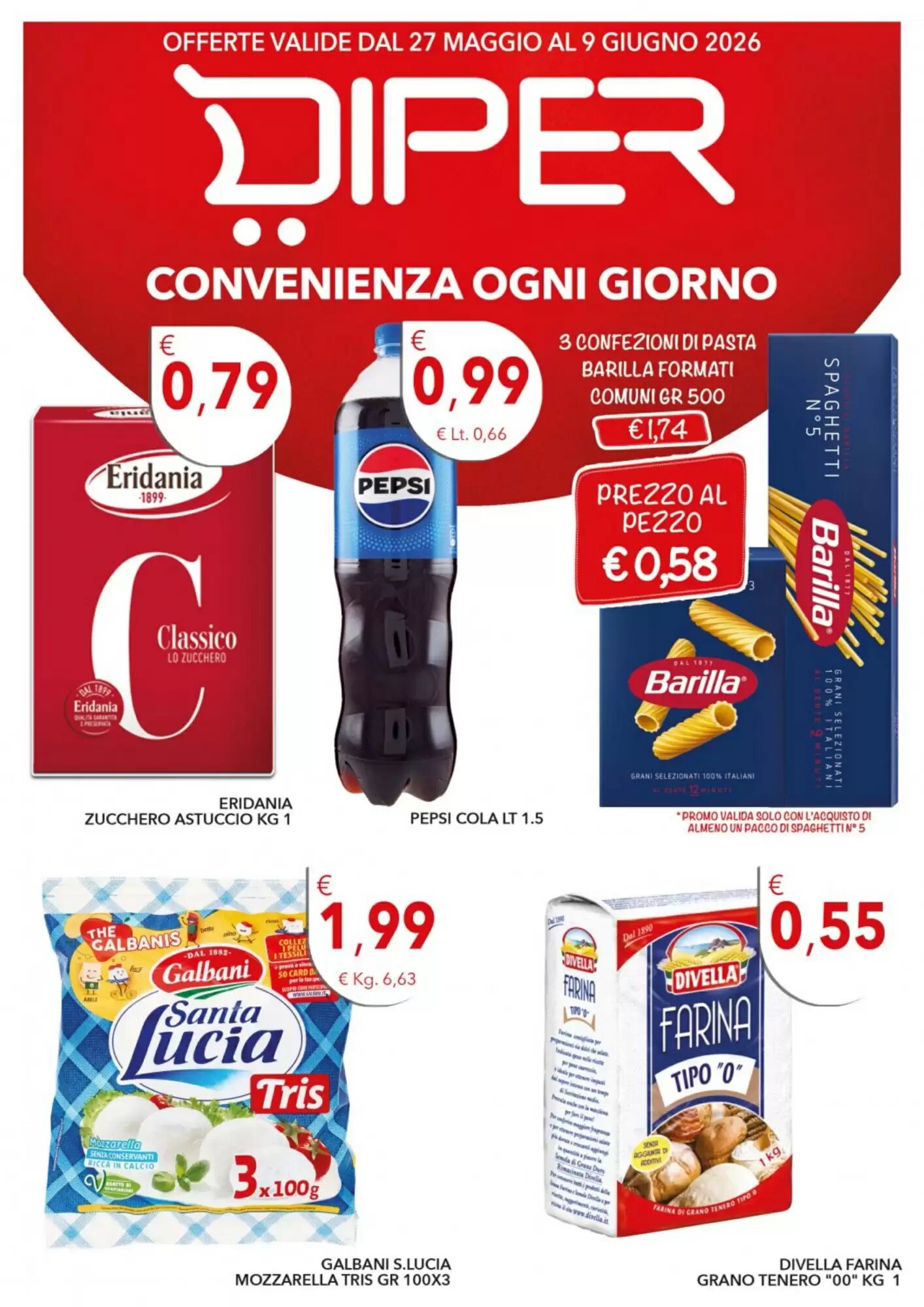 Volantino promozionale Diper  valide dal 27/05/2026 - Pagina 1.