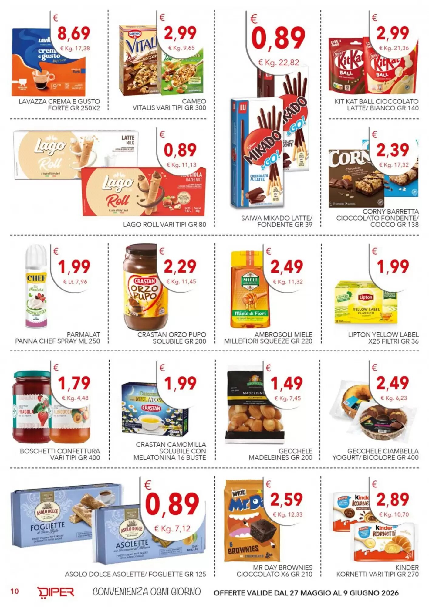 Volantino promozionale Diper  valide dal 27/05/2026 - Pagina 10.