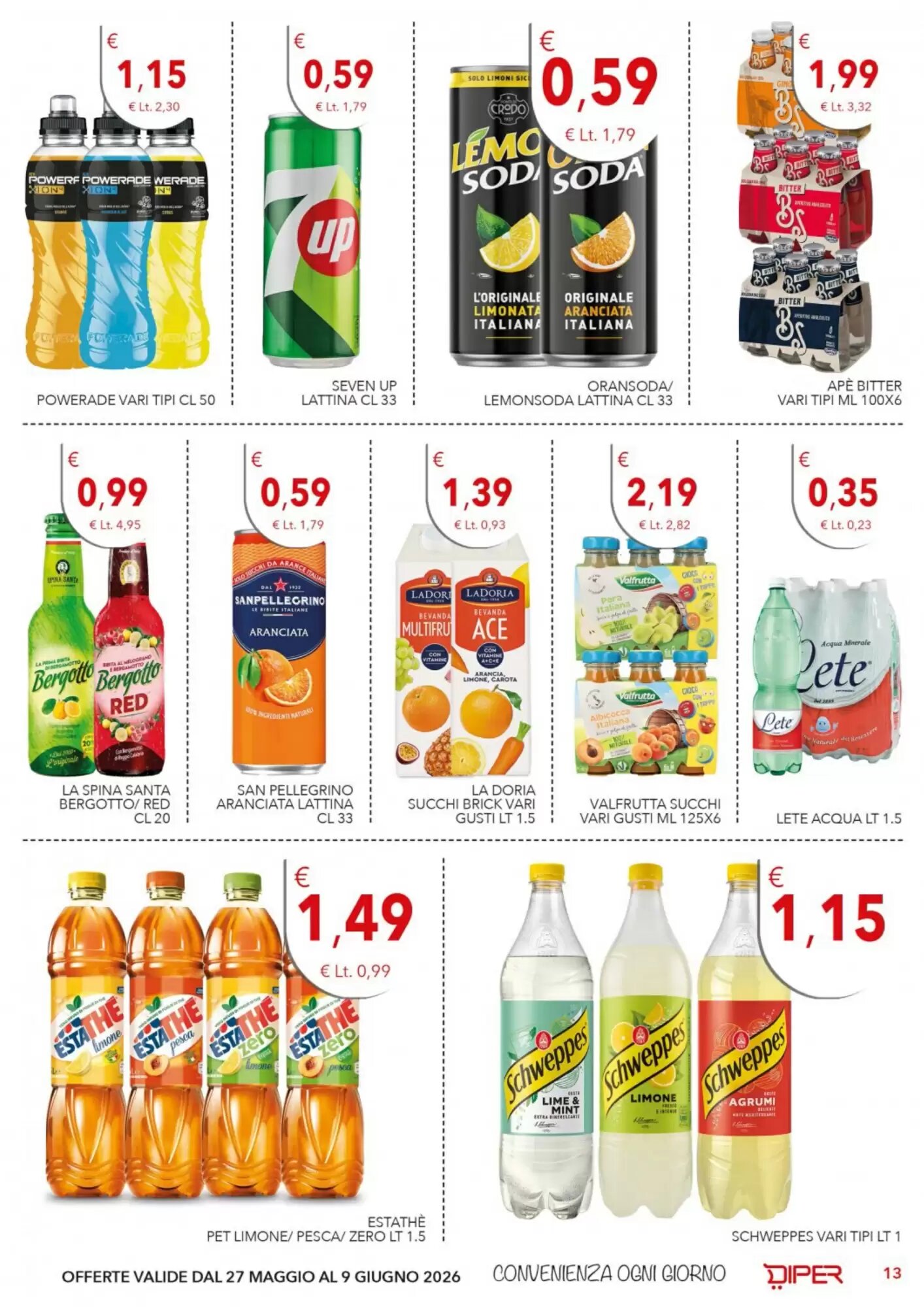 Volantino promozionale Diper  valide dal 27/05/2026 - Pagina 13.
