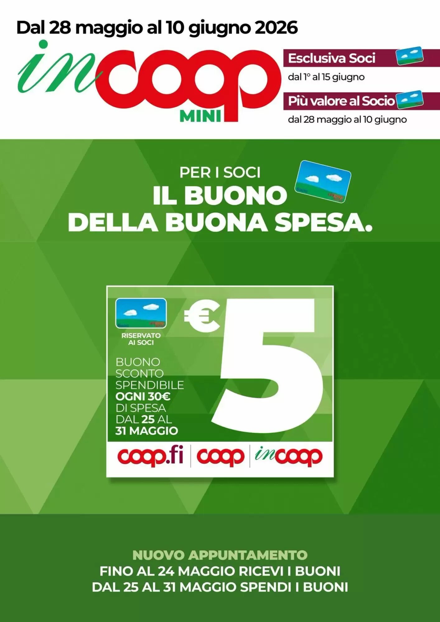 Volantino promozionale Coop  valide dal 27/05/2026 - Pagina 1.