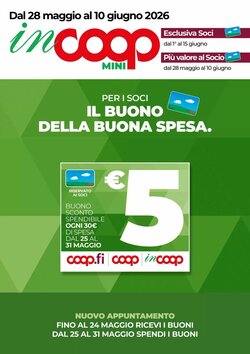 Volantino promozionale Coop valide dal 27/05/2026