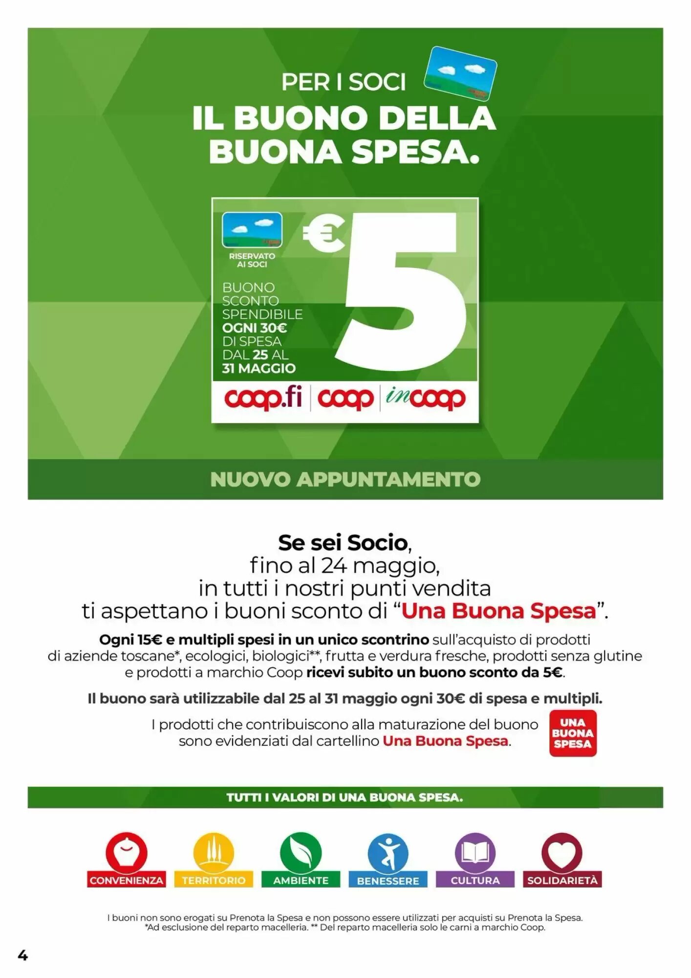 Volantino promozionale Coop  valide dal 27/05/2026 - Pagina 4.
