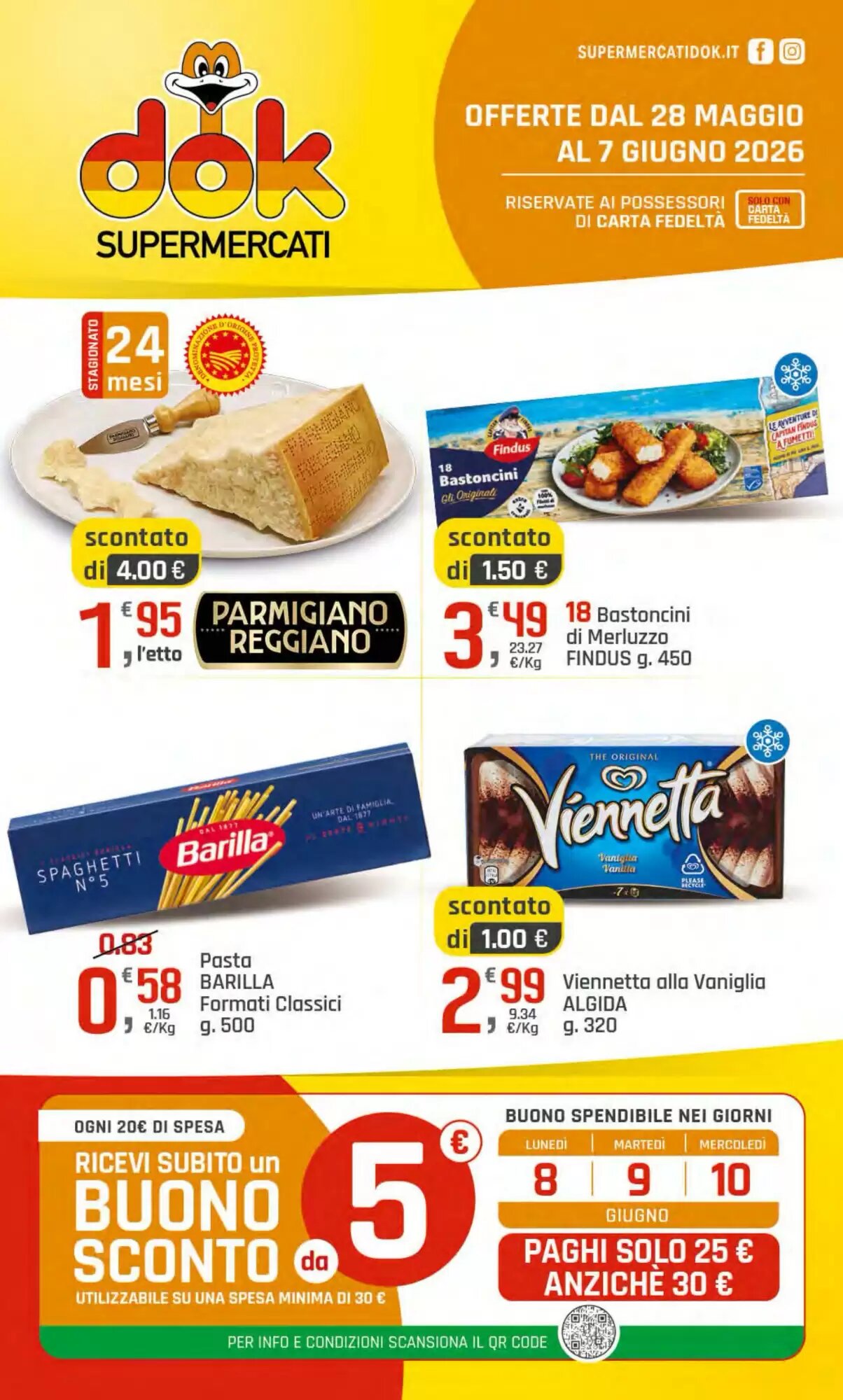 Volantino promozionale Supermercati Dok  valide dal 28/05/2026 - Pagina 1.