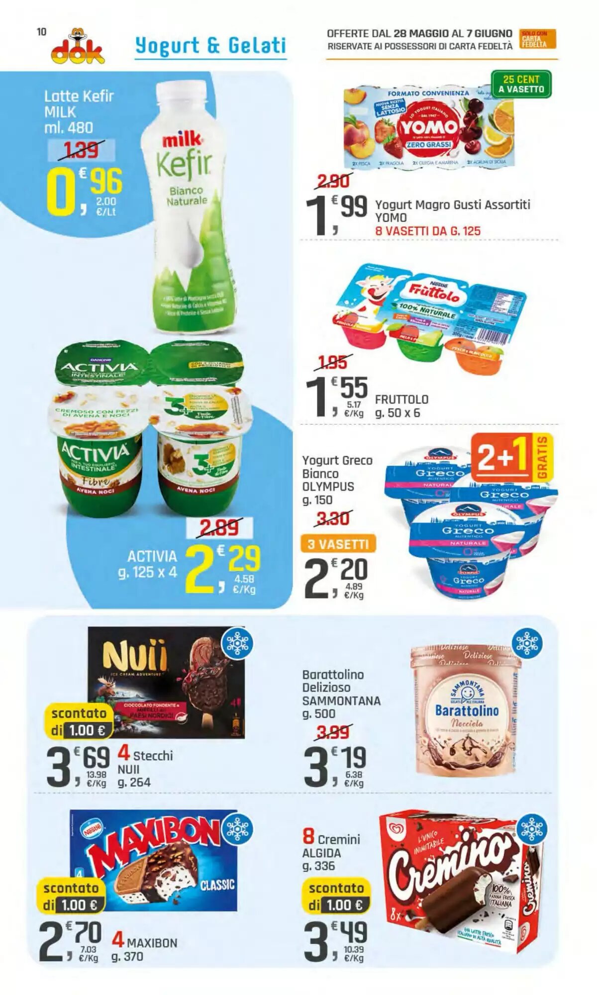 Volantino promozionale Supermercati Dok  valide dal 28/05/2026 - Pagina 10.