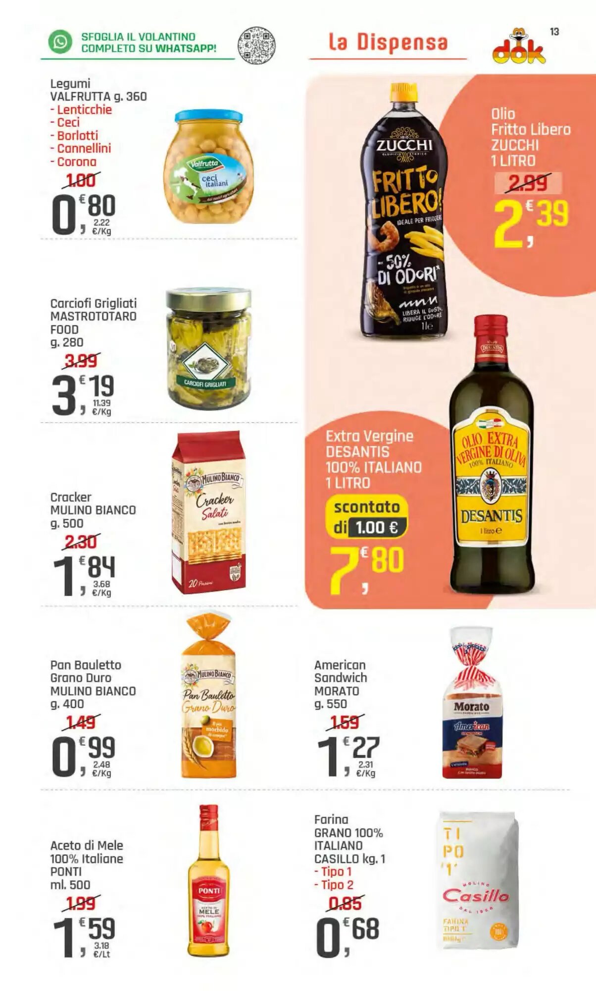 Volantino promozionale Supermercati Dok  valide dal 28/05/2026 - Pagina 13.
