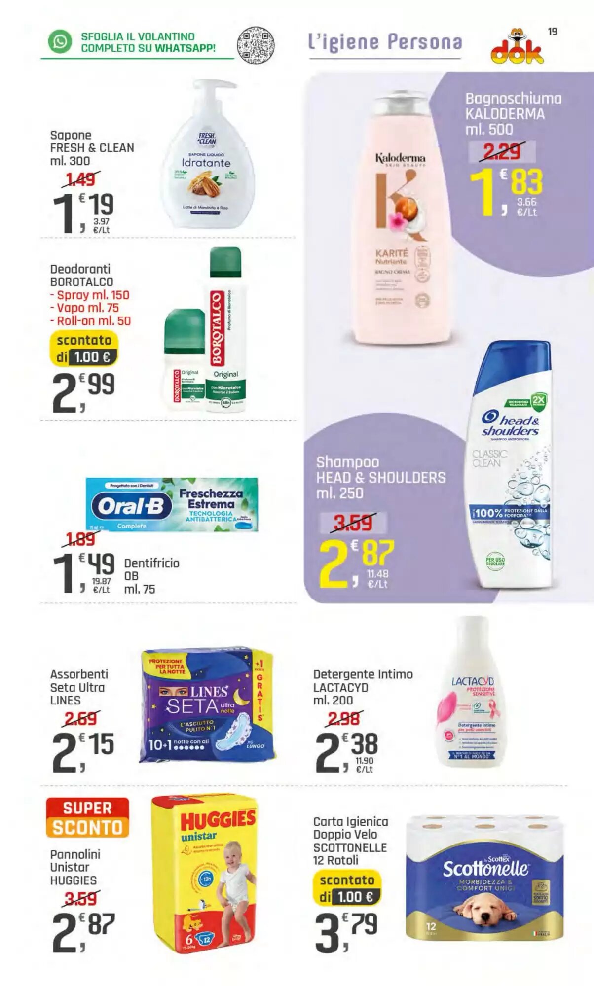 Volantino promozionale Supermercati Dok  valide dal 28/05/2026 - Pagina 19.