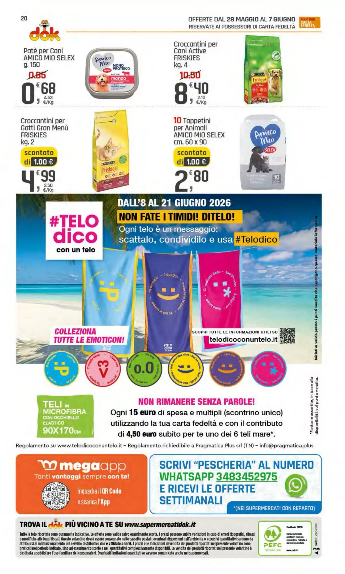 Volantino promozionale Supermercati Dok  valide dal 28/05/2026 - Pagina 20.