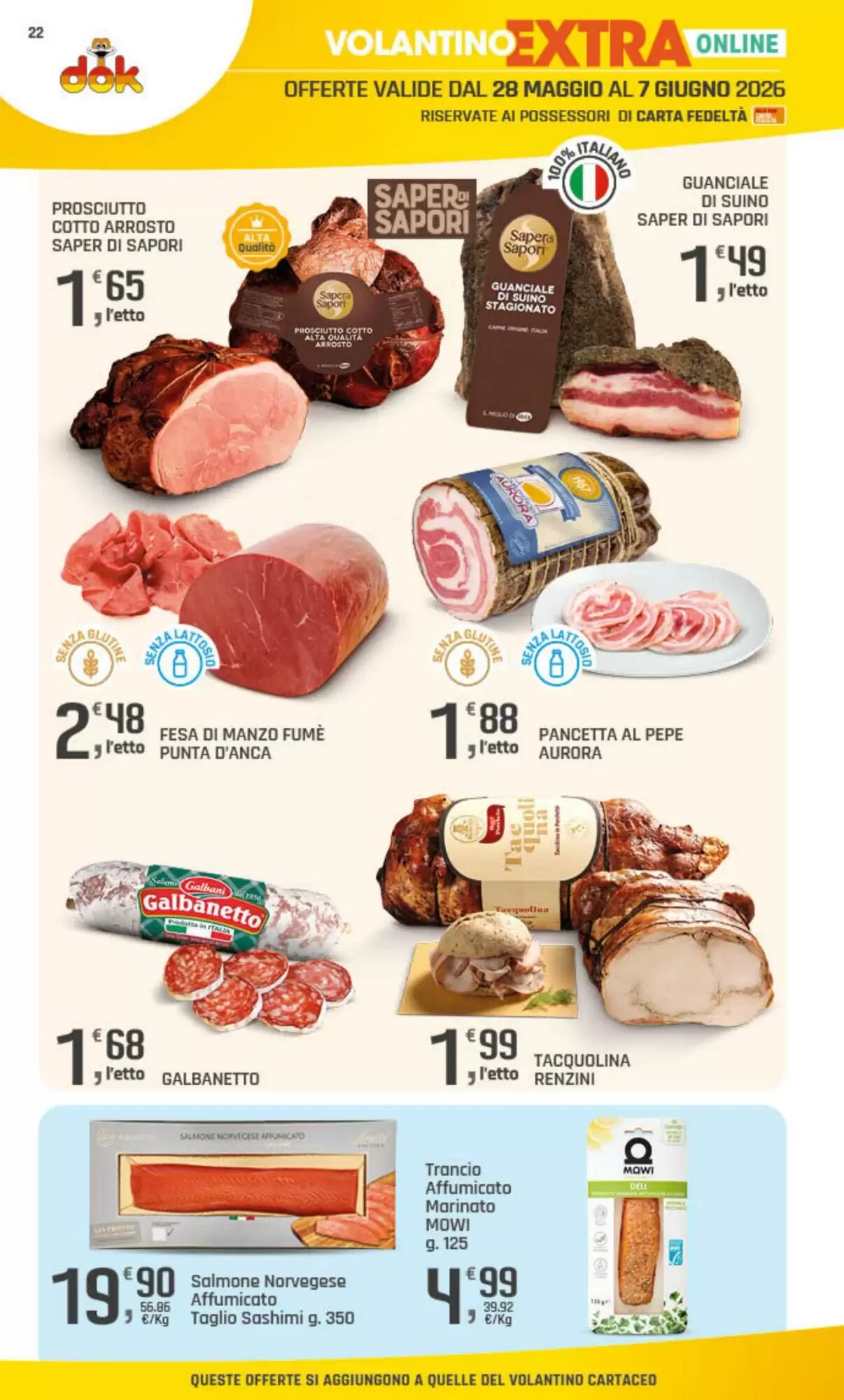 Volantino promozionale Supermercati Dok  valide dal 28/05/2026 - Pagina 23.