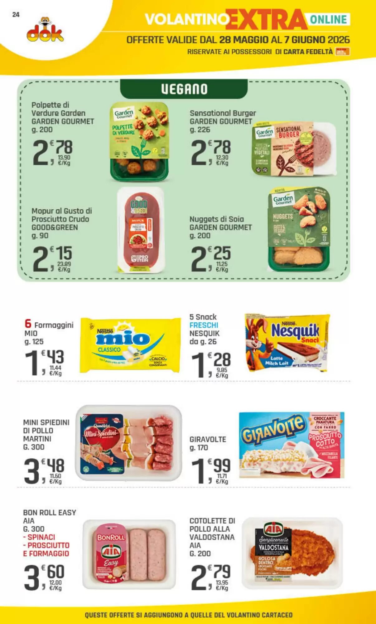 Volantino promozionale Supermercati Dok  valide dal 28/05/2026 - Pagina 25.