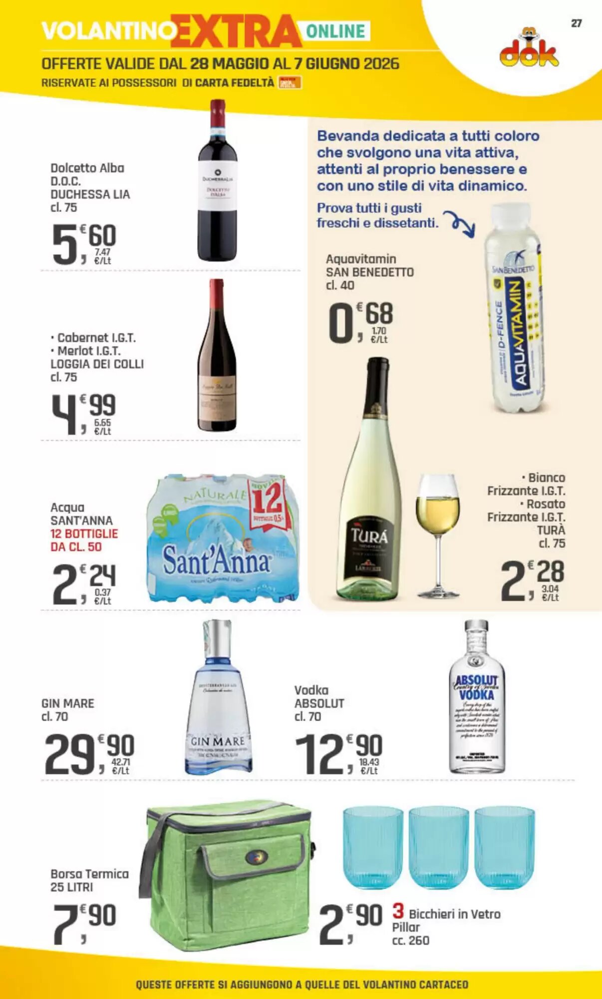 Volantino promozionale Supermercati Dok  valide dal 28/05/2026 - Pagina 28.