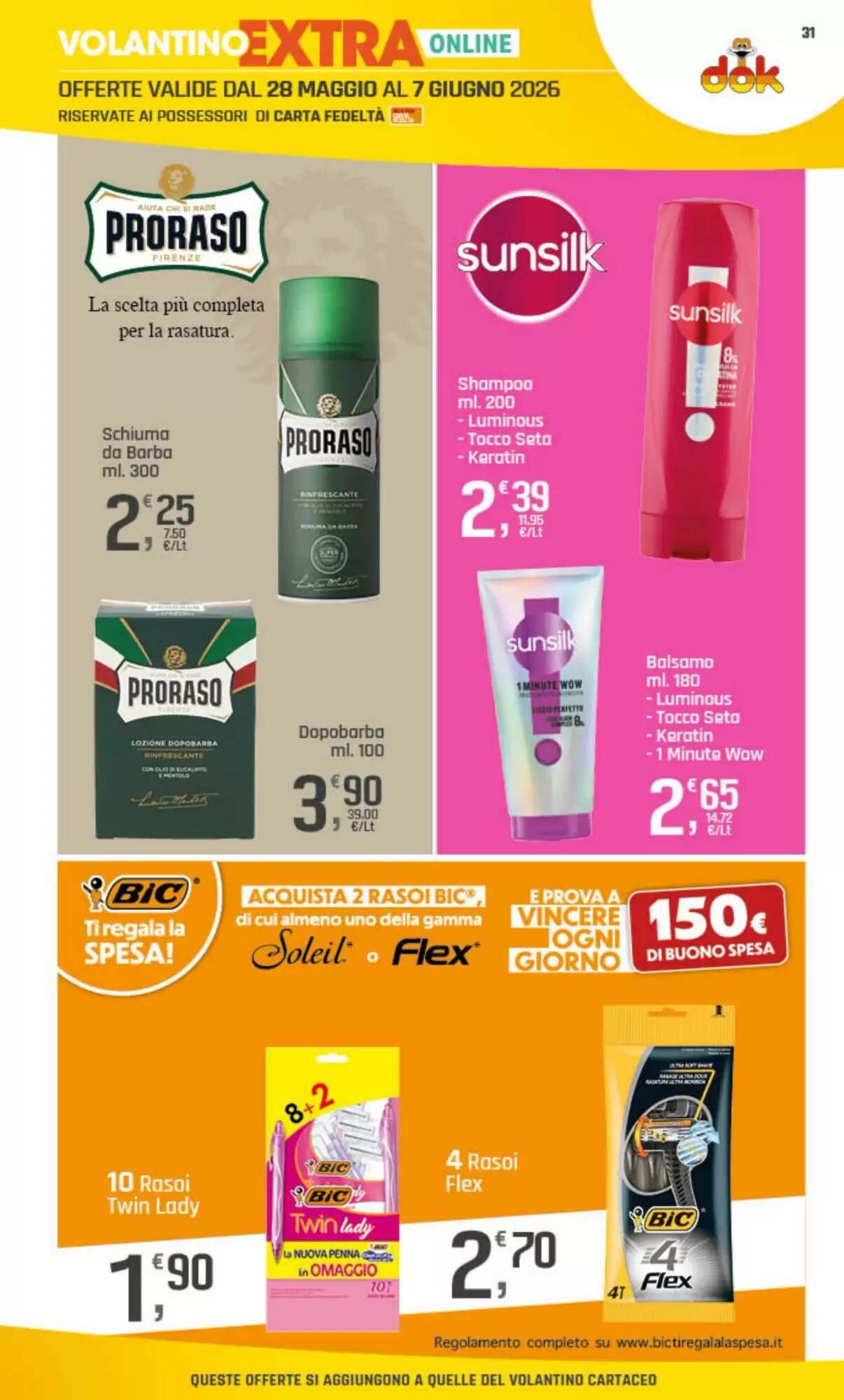 Volantino promozionale Supermercati Dok  valide dal 28/05/2026 - Pagina 32.