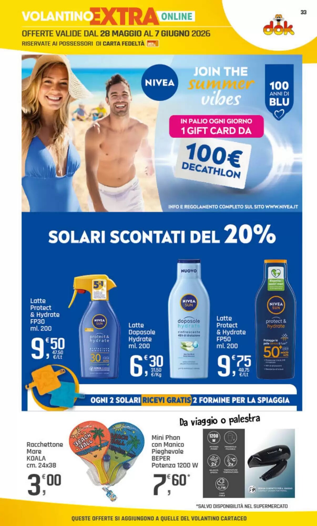 Volantino promozionale Supermercati Dok  valide dal 28/05/2026 - Pagina 34.