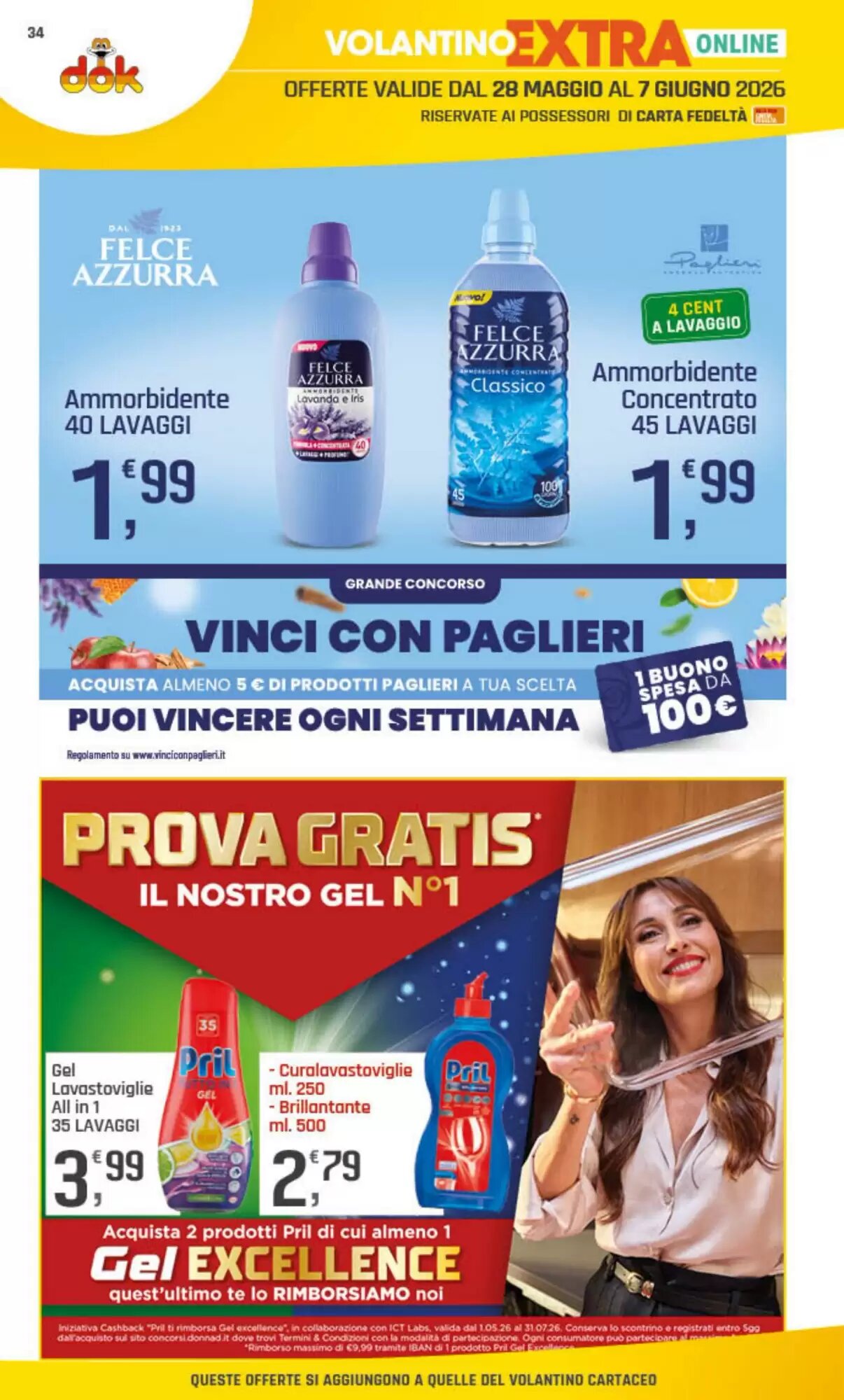 Volantino promozionale Supermercati Dok  valide dal 28/05/2026 - Pagina 35.