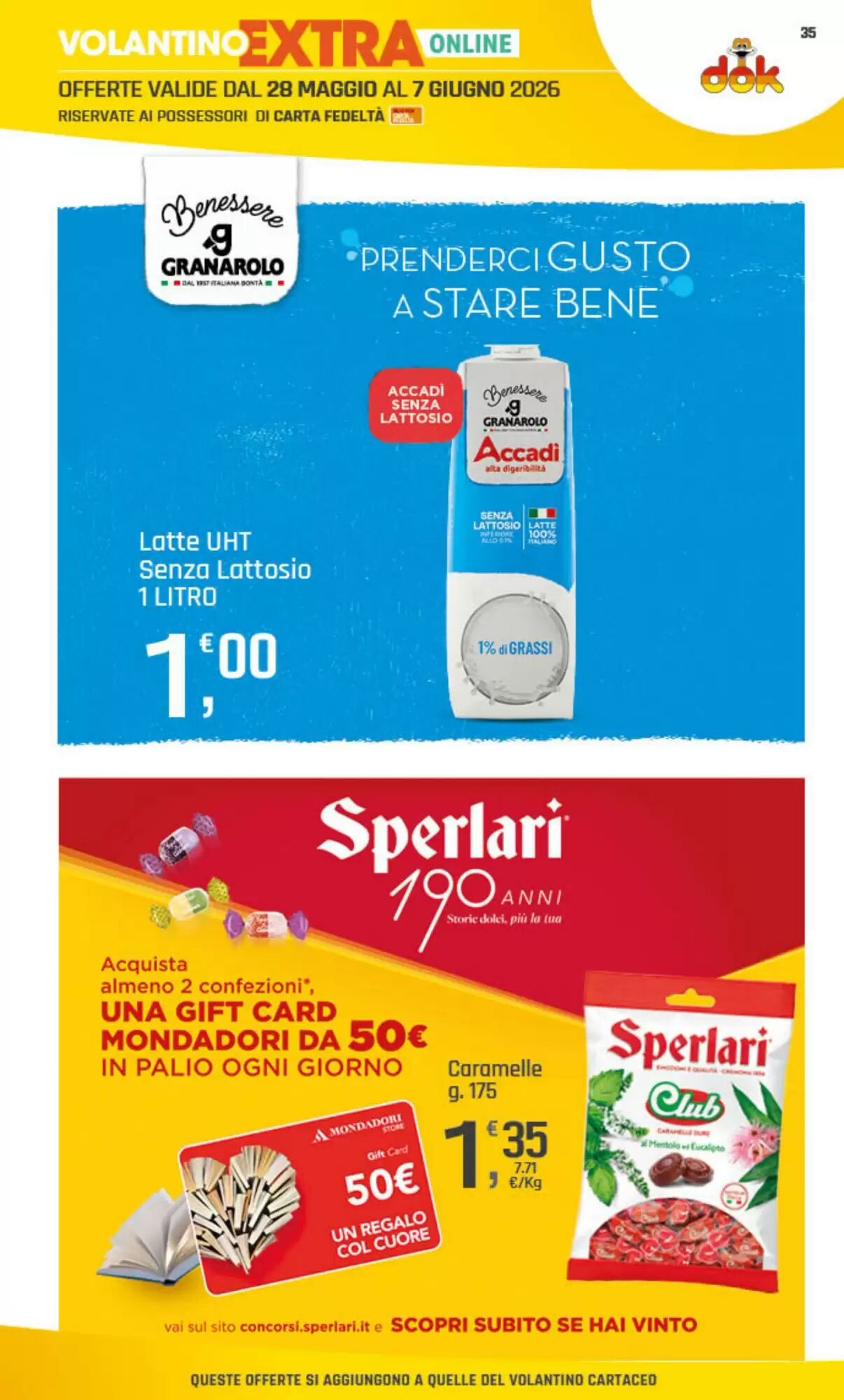 Volantino promozionale Supermercati Dok  valide dal 28/05/2026 - Pagina 36.